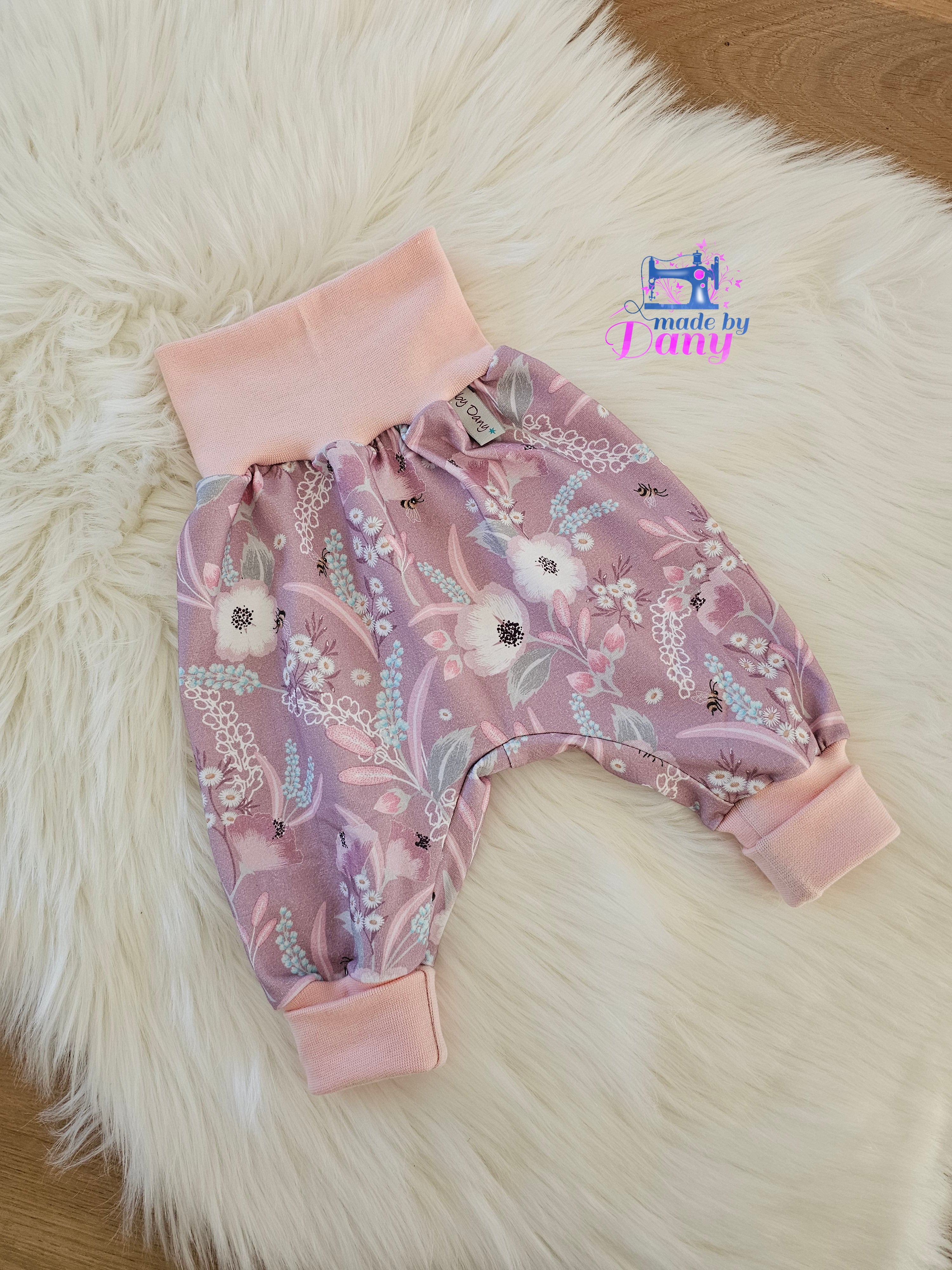 Pumphosen lang Hello Spring altrosa 62/68