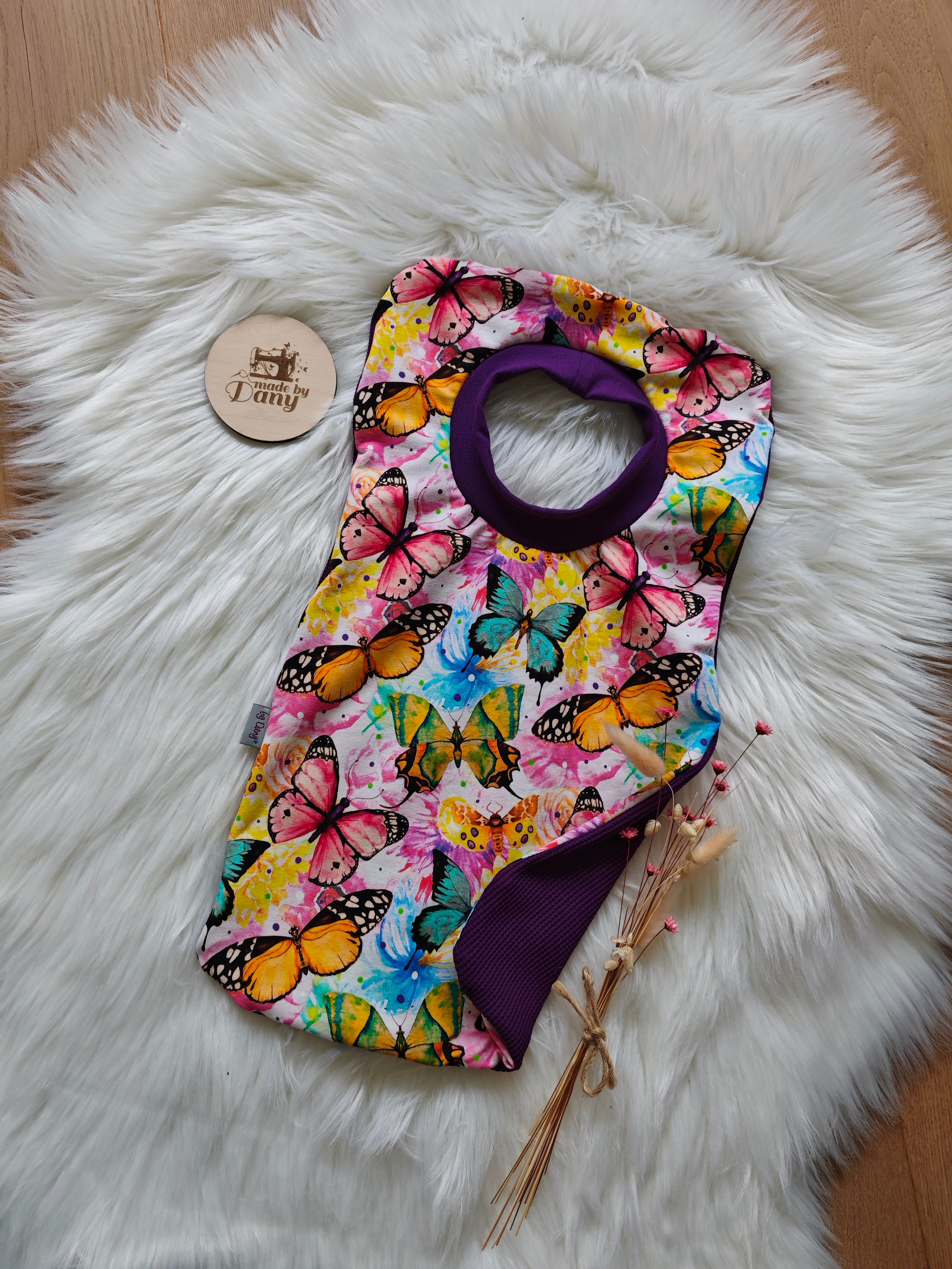 Schlupflätzchen bunte Schmetterlinge