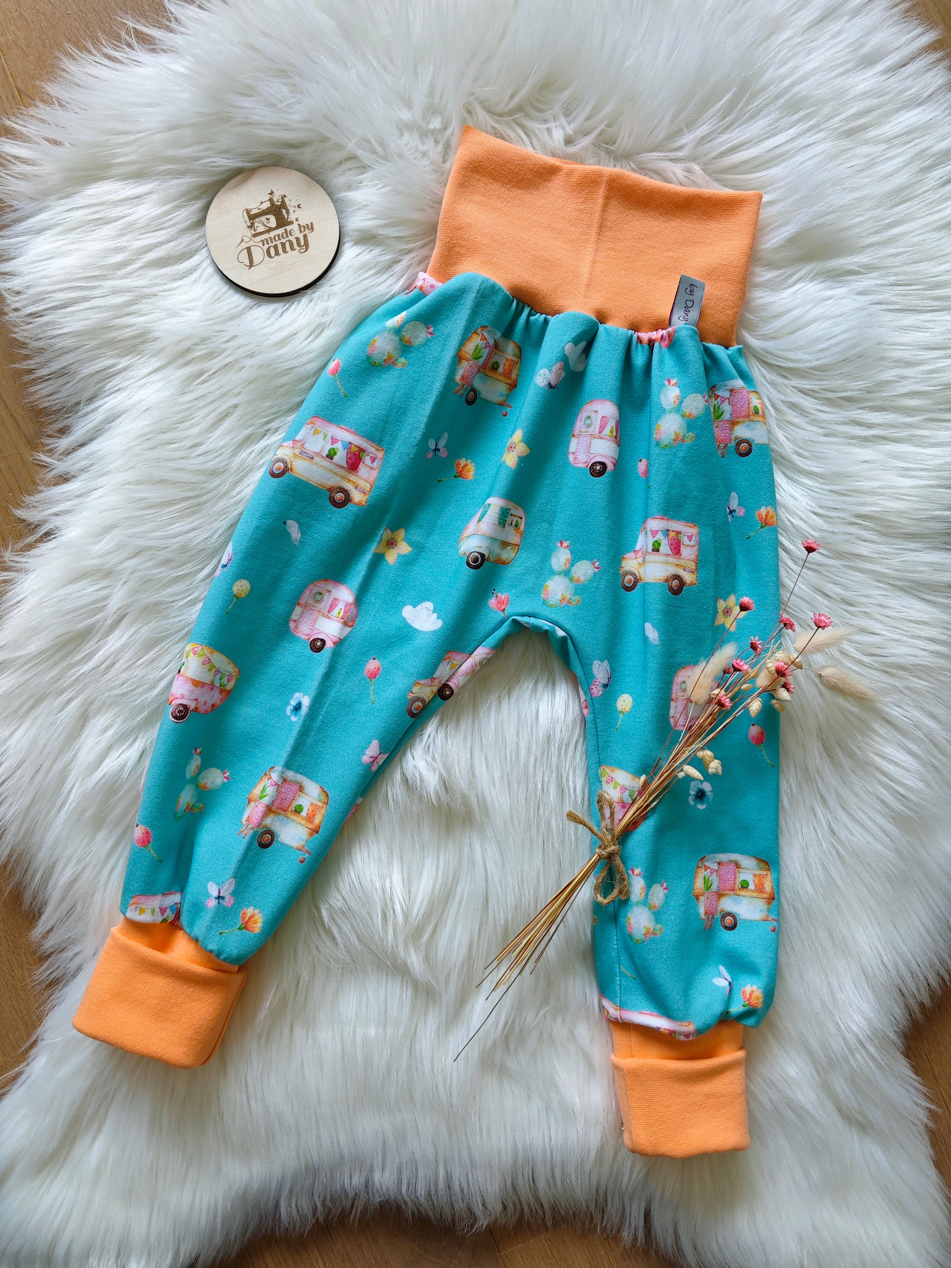 Pumphosen lang Camper mint 98/104