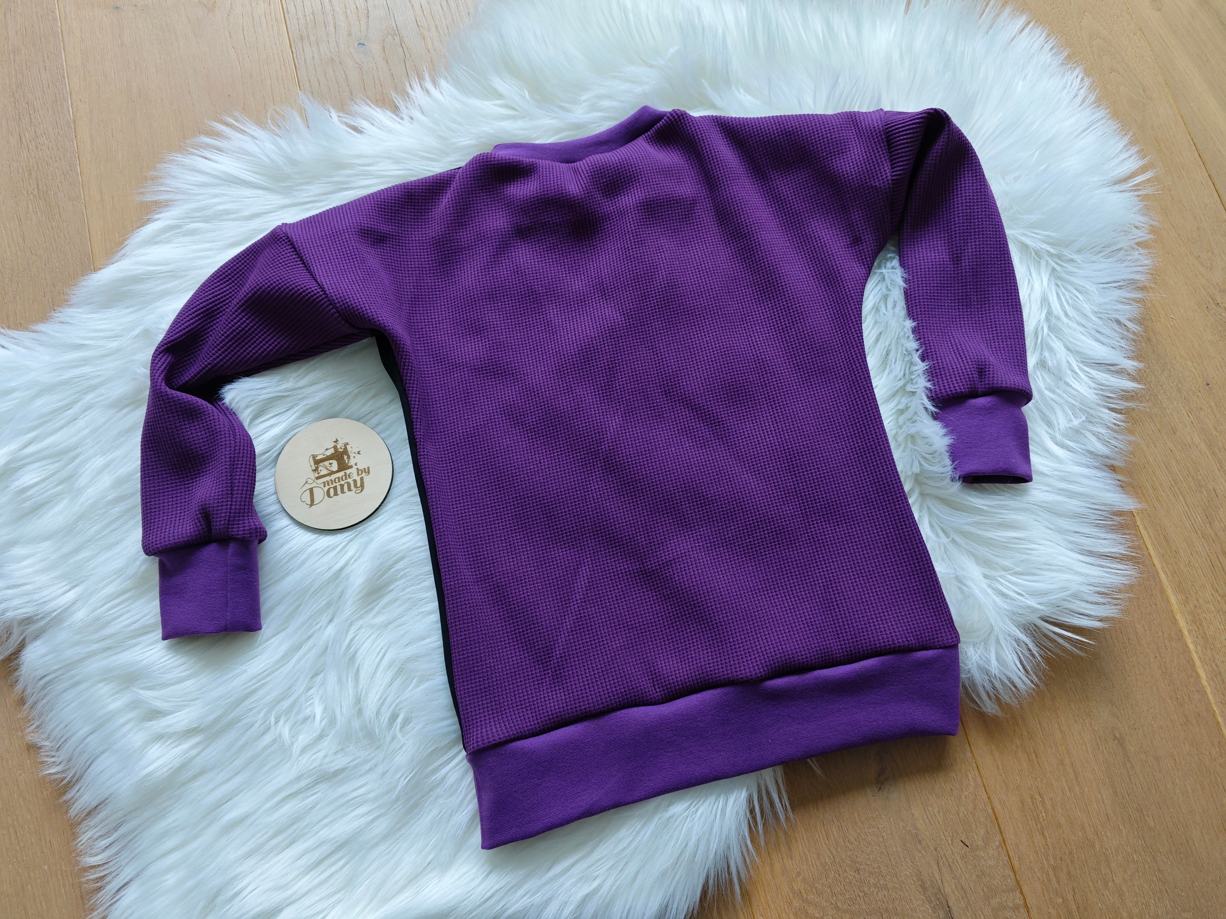 Pullover Schildkröte, Uni violett 116