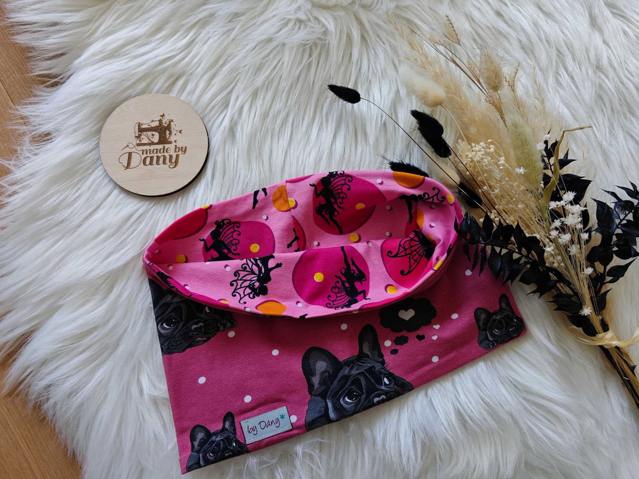 wende Loop Verliebte Bulldogge, Fee pink ca. 50 cm