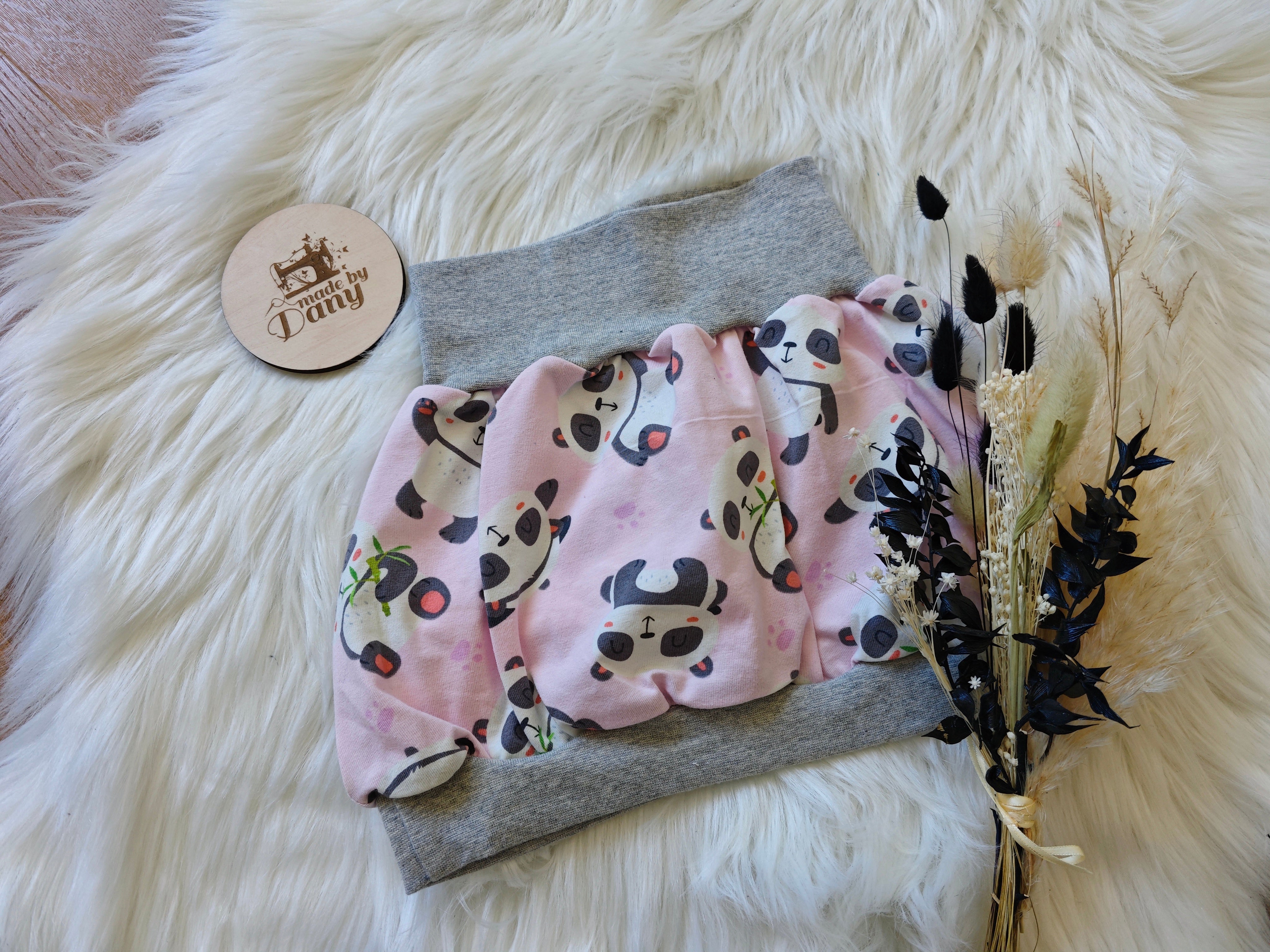 Ballonrock Panda hellrosa 98