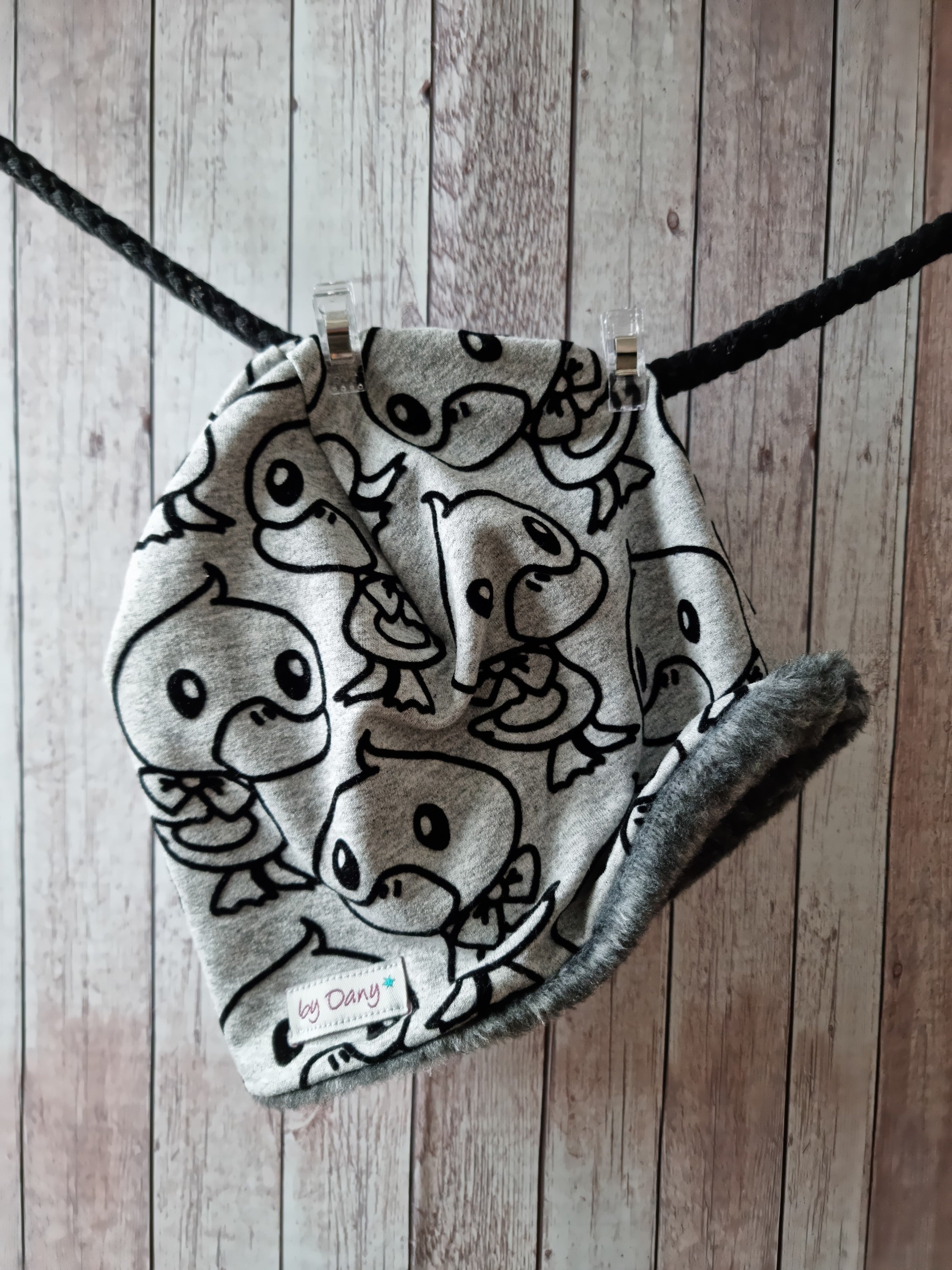 Beanie innen gefüttert Ente ca. 46-48 cm