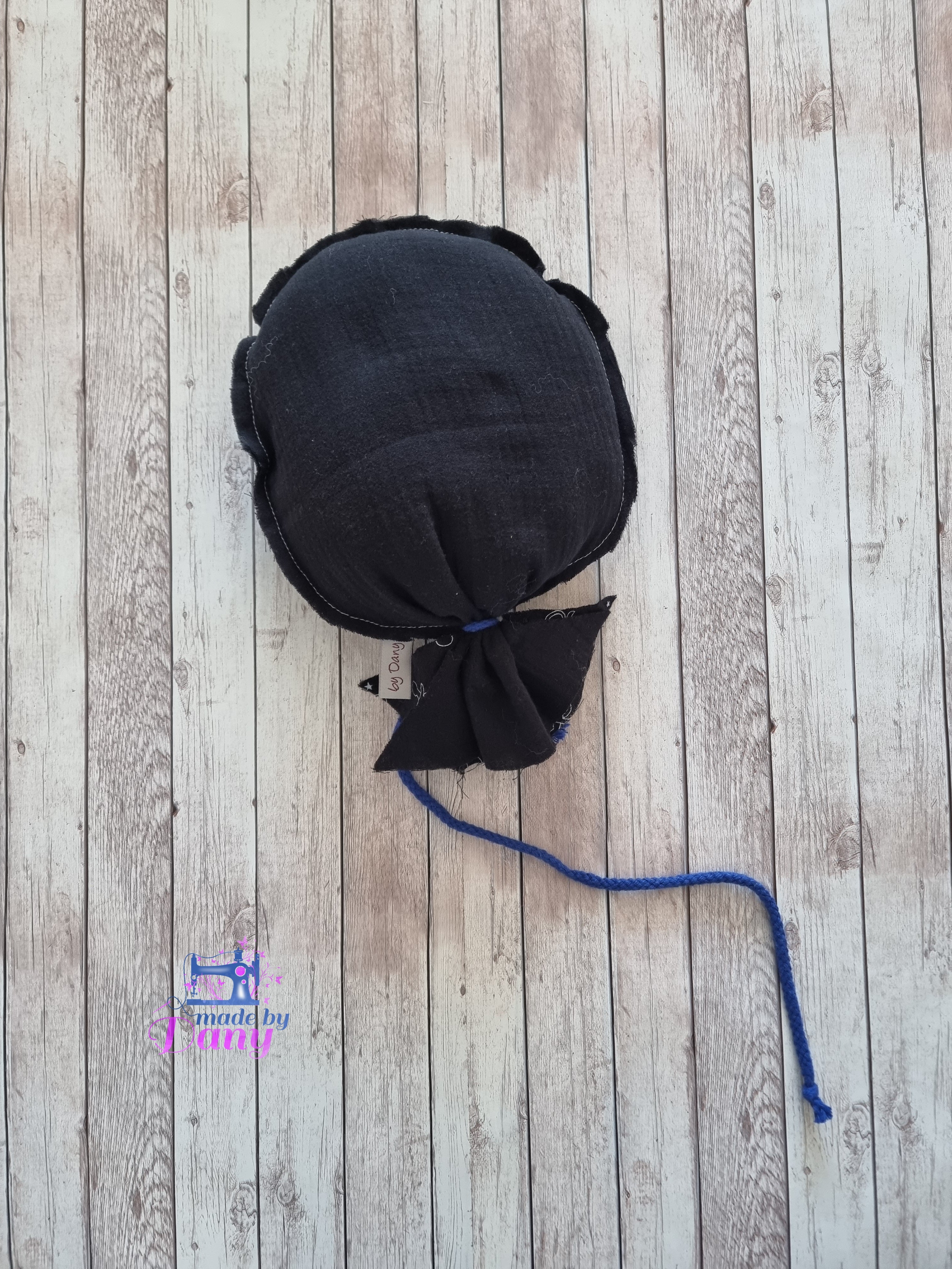 Decko Ballon schwarz ca. 28cm Hoch