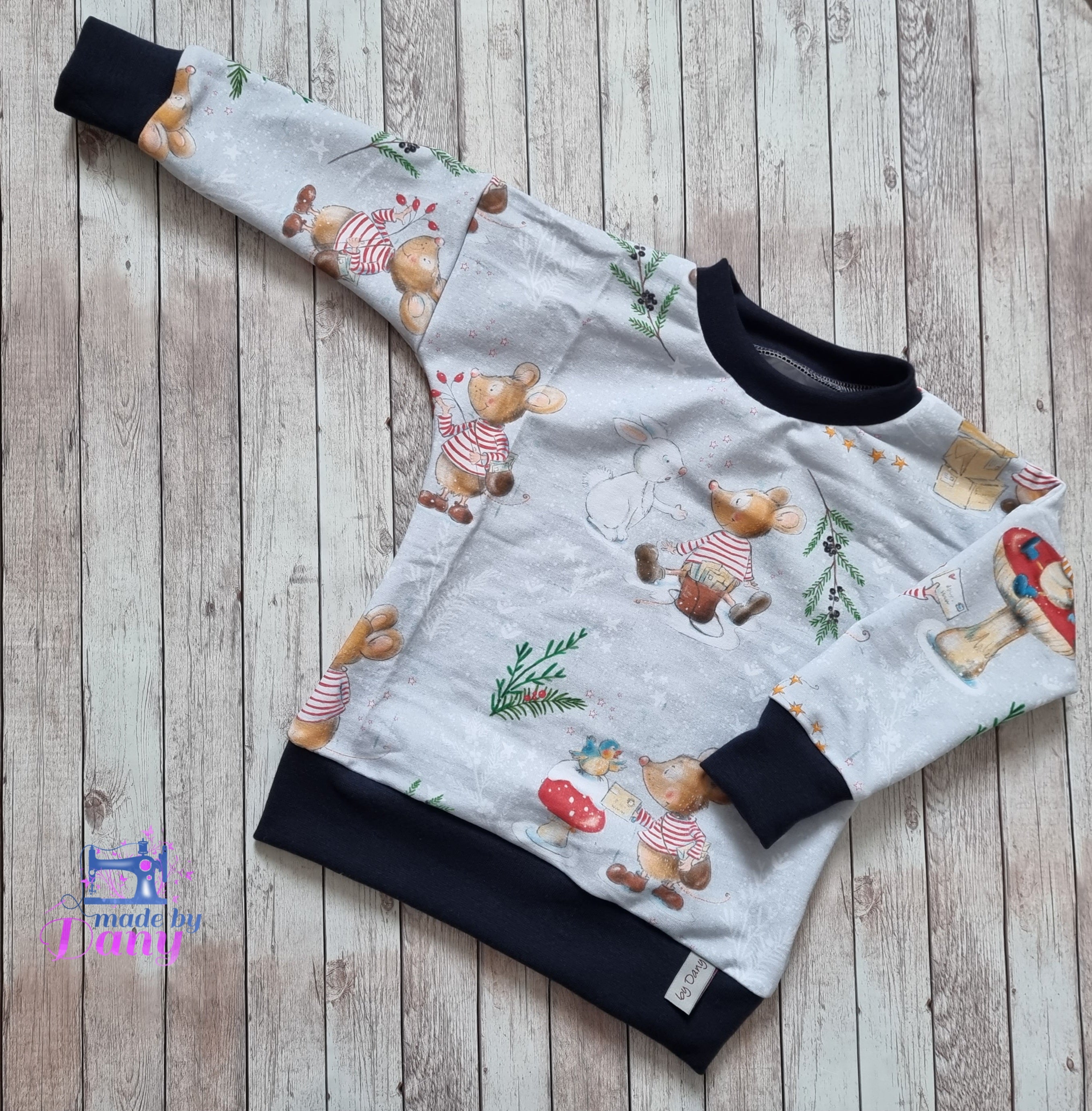 Pullover Winter Maus 92