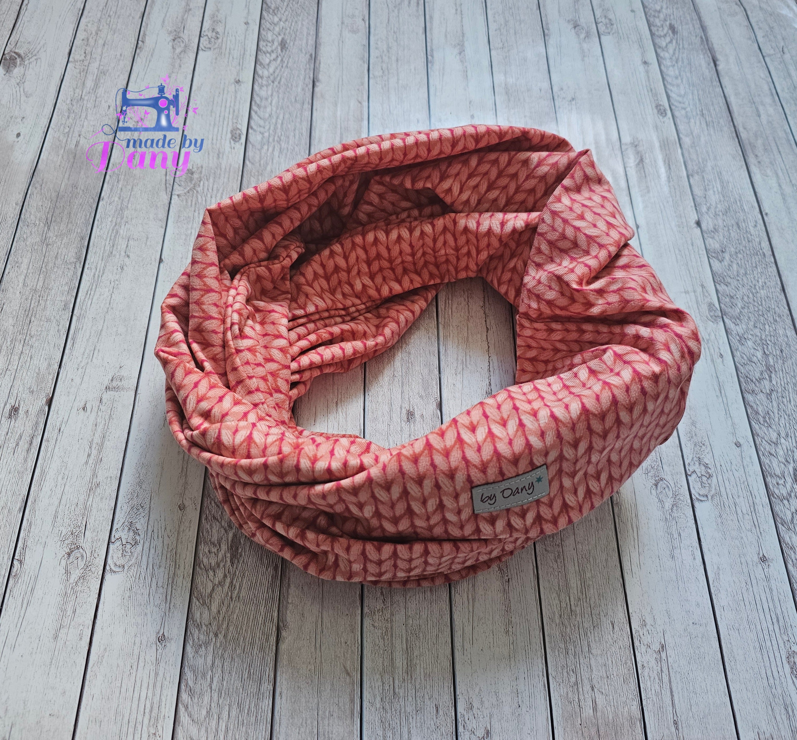 Wickelschal für Erwachsene Plain Stiches rosa, pink