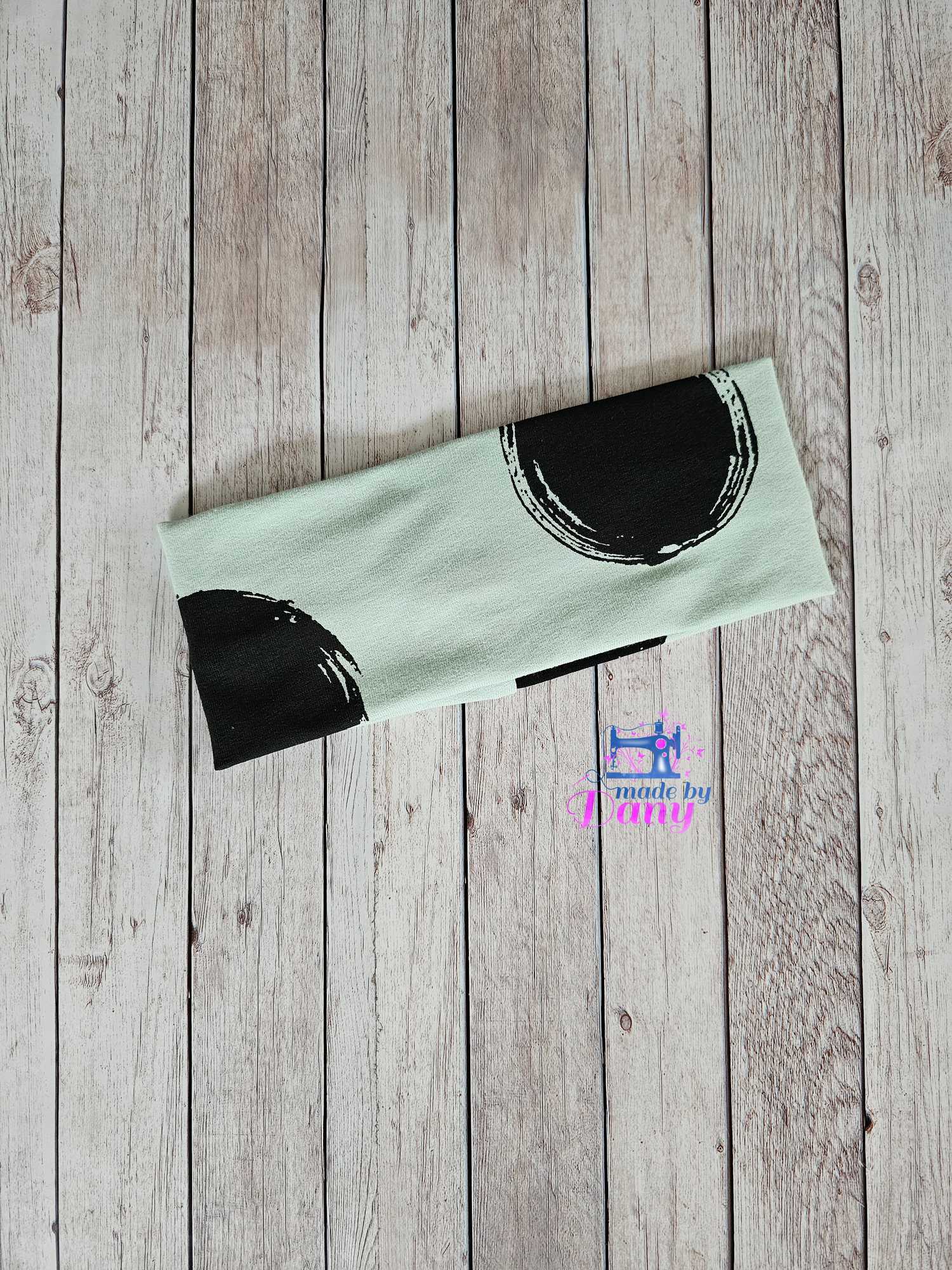 Stirnband Big Dots mint ca. 45-46cm