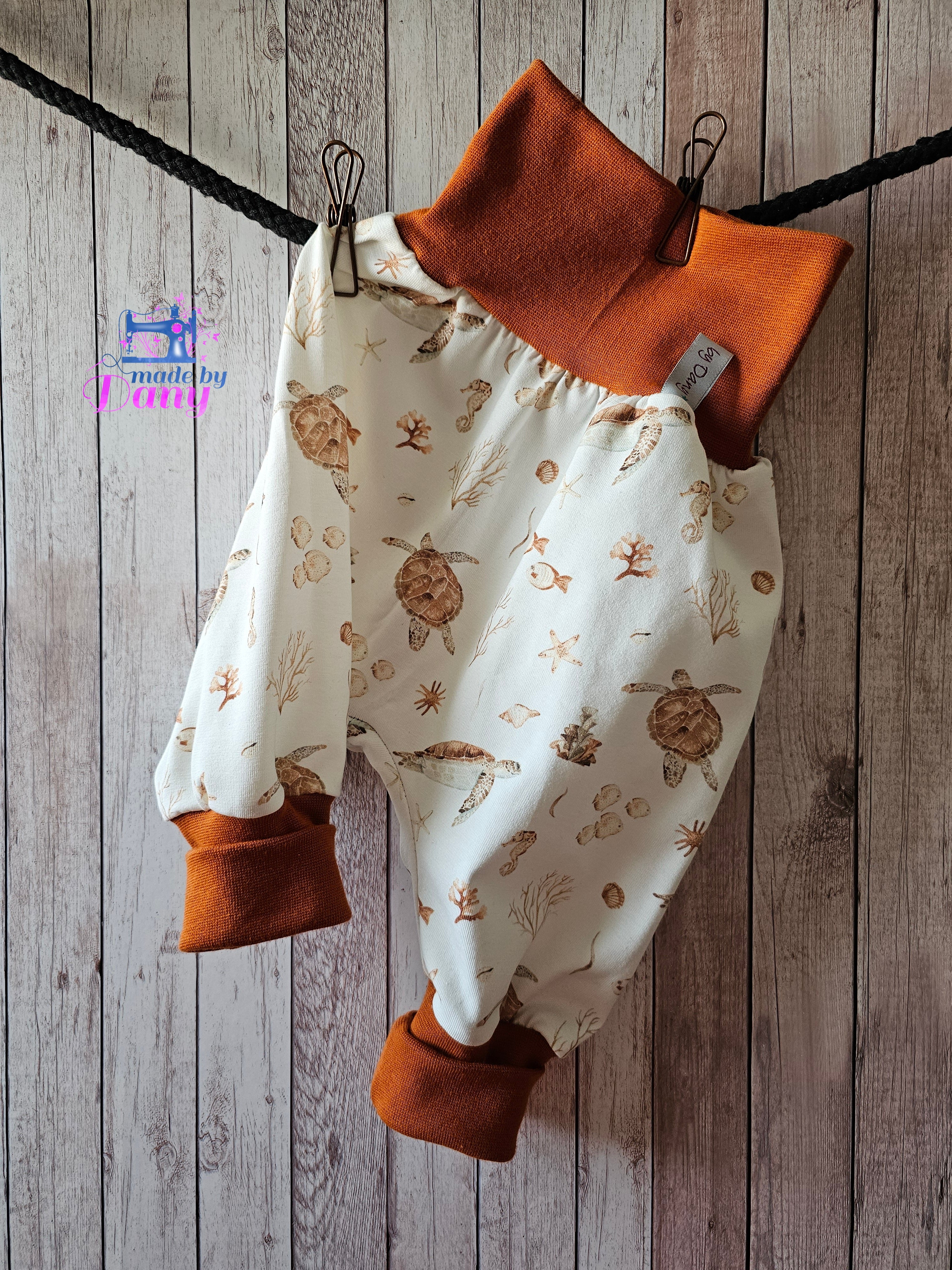 Pumphosen lang Schildi im Meer 62/68