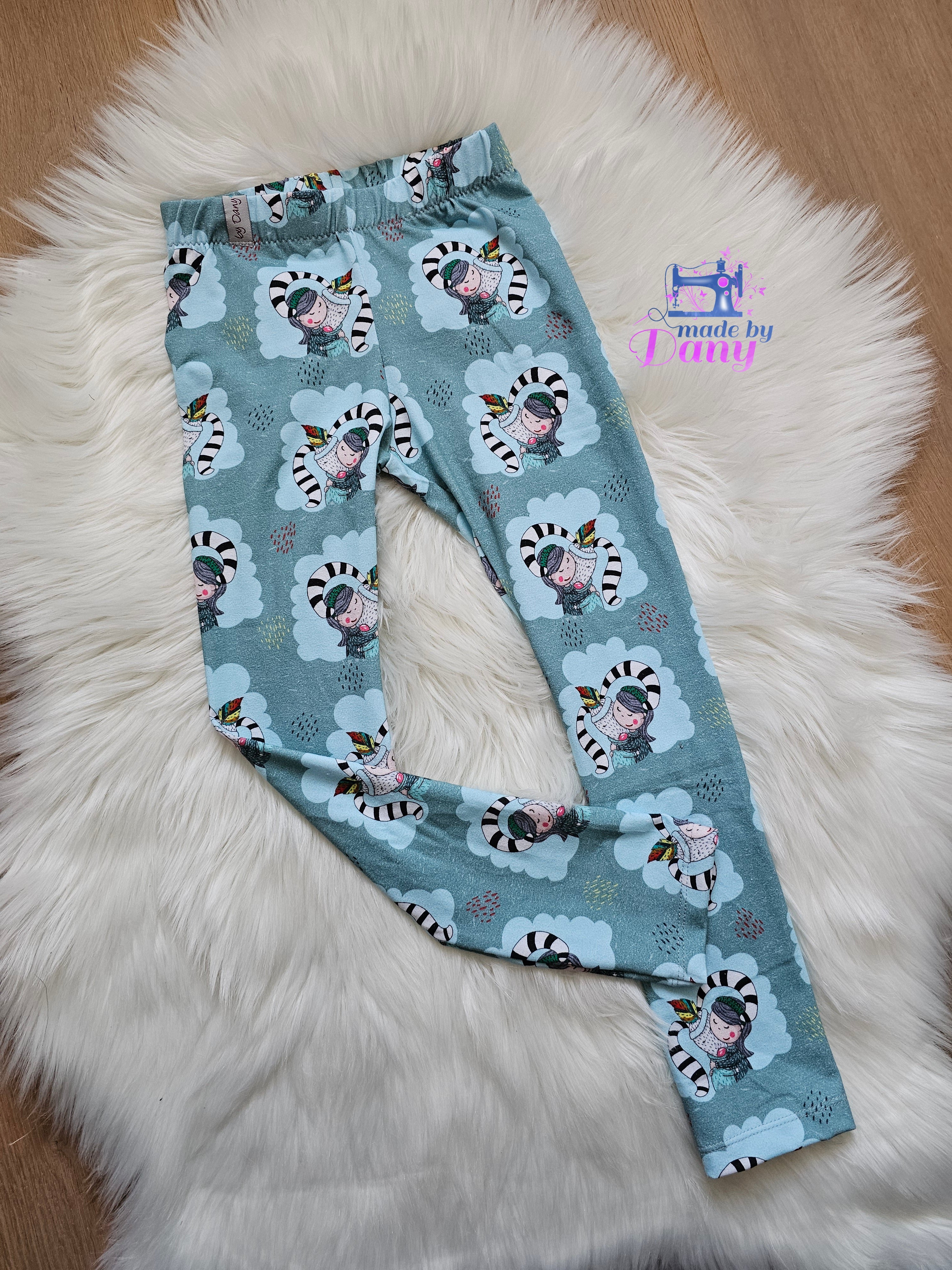 Leggings lang mit Gummiband Knuddel 116