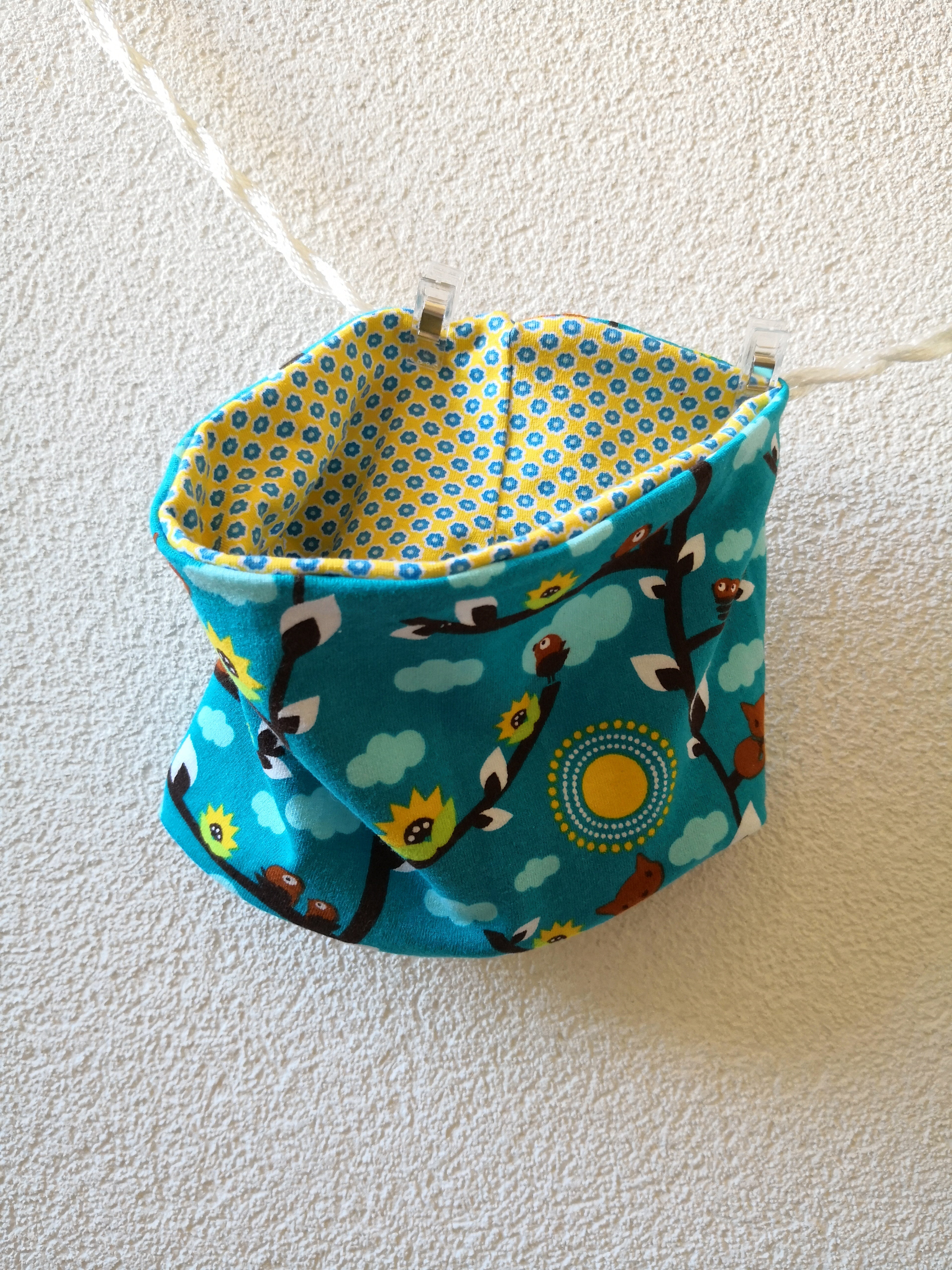 wende Loop Ast mit Vogel & Katze ca. 40 cm