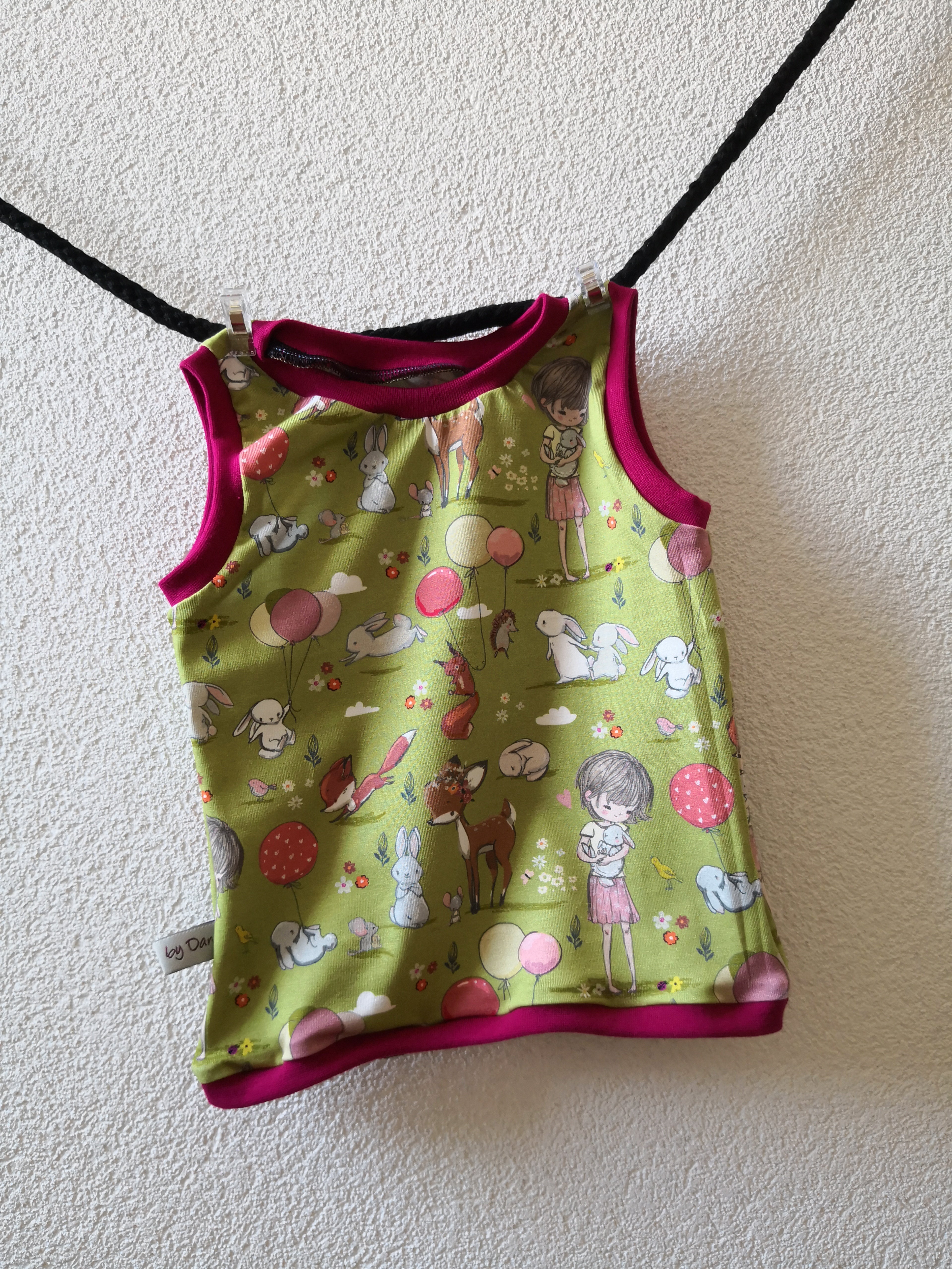 Träger Shirt Mädchen mit Waldtiere 68