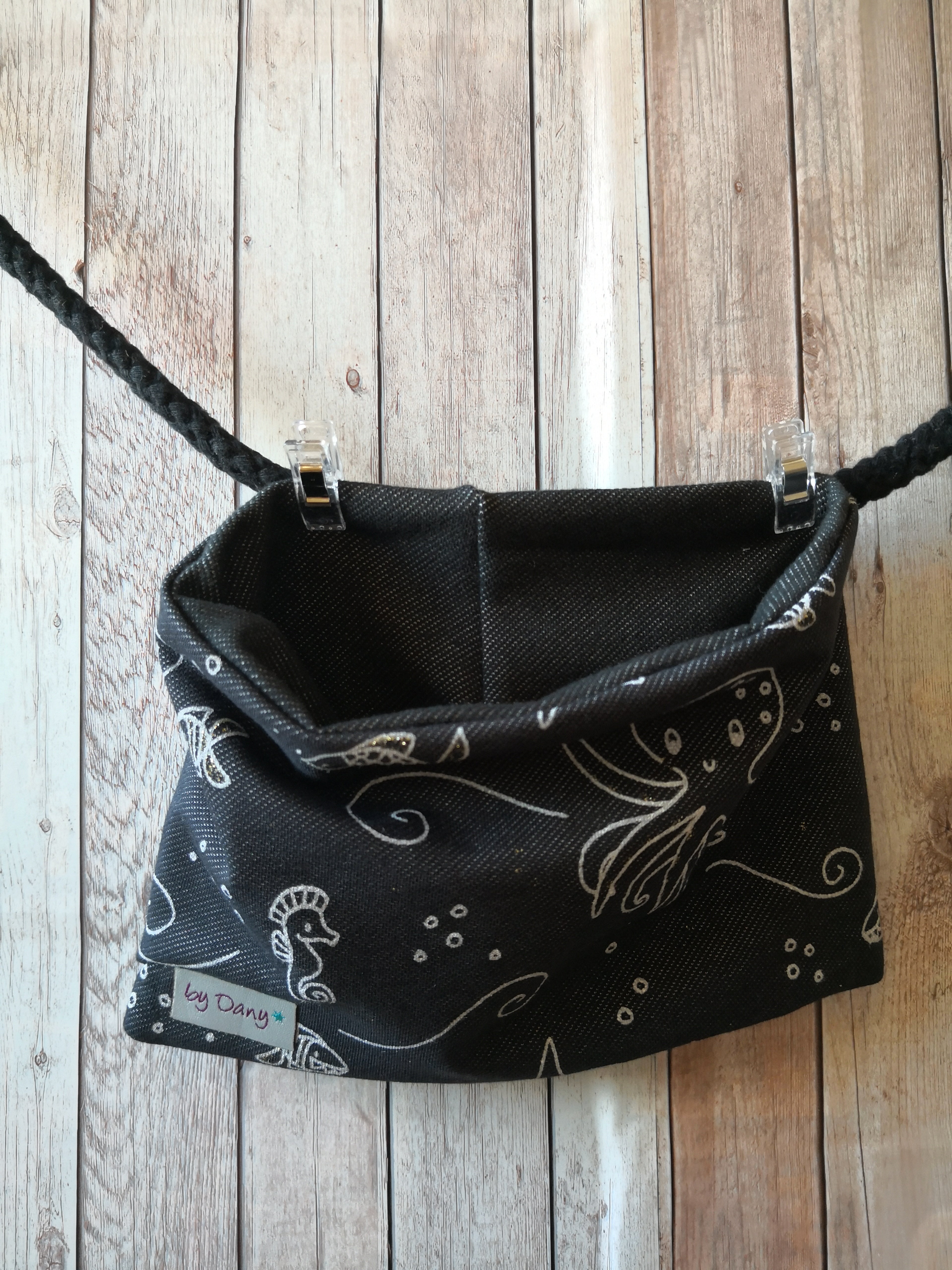 wende Loop Unterwasserwelt Jeans schwarz ca. 40 cm