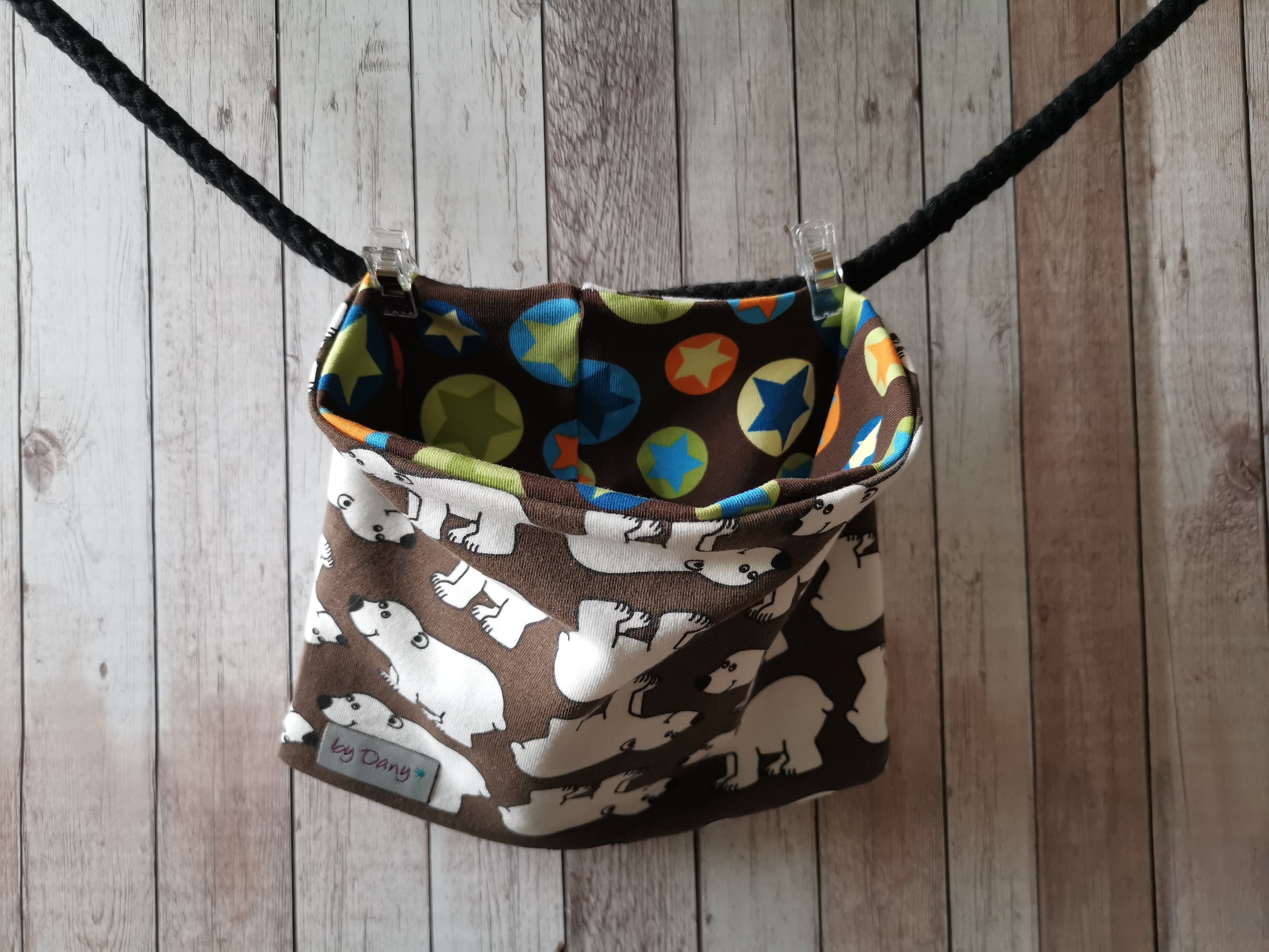 wende Loop Eisbär / Sterne ca. 40 cm