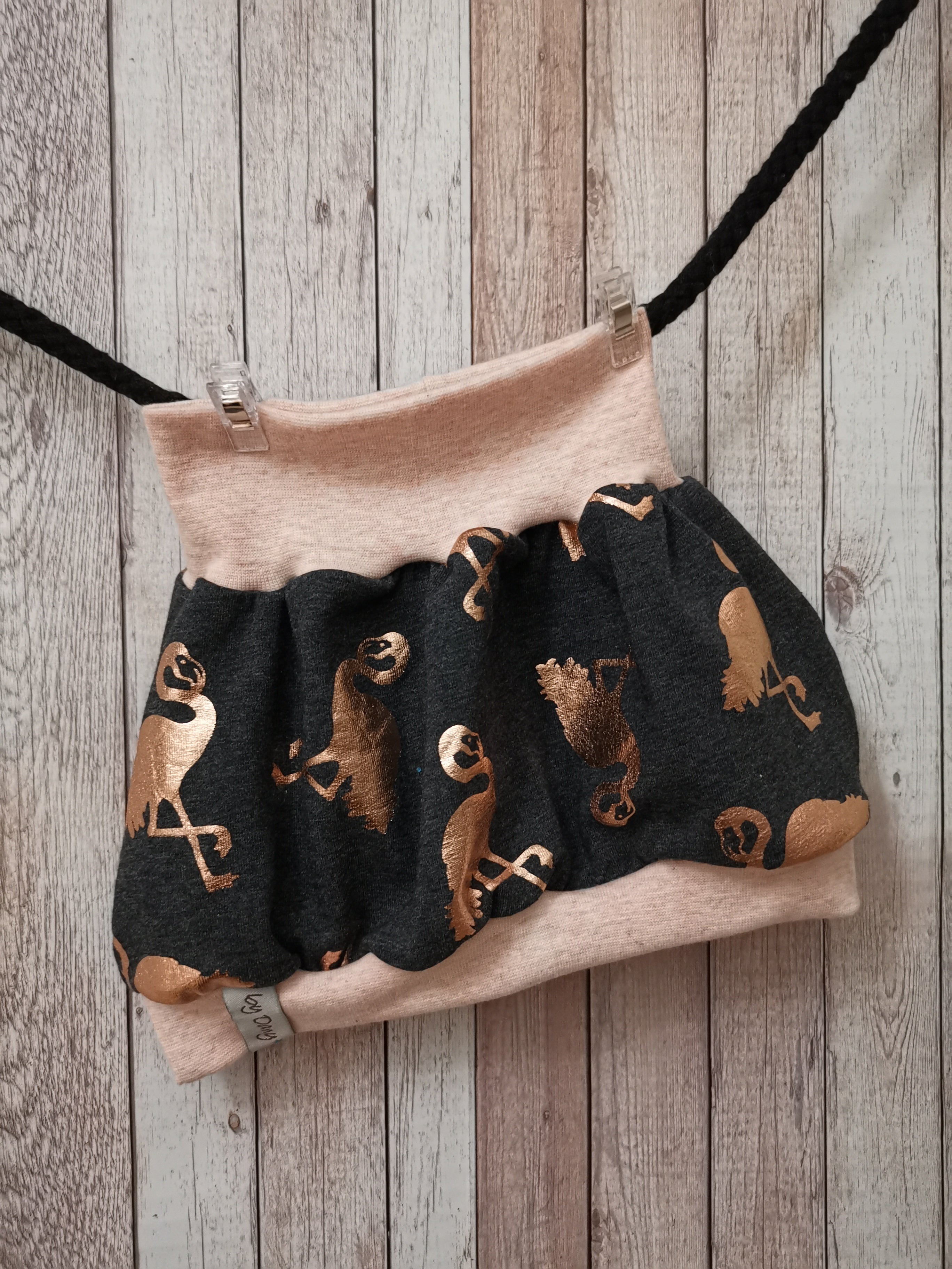 Ballonrock Flaming Glitzer rose / rosa 68