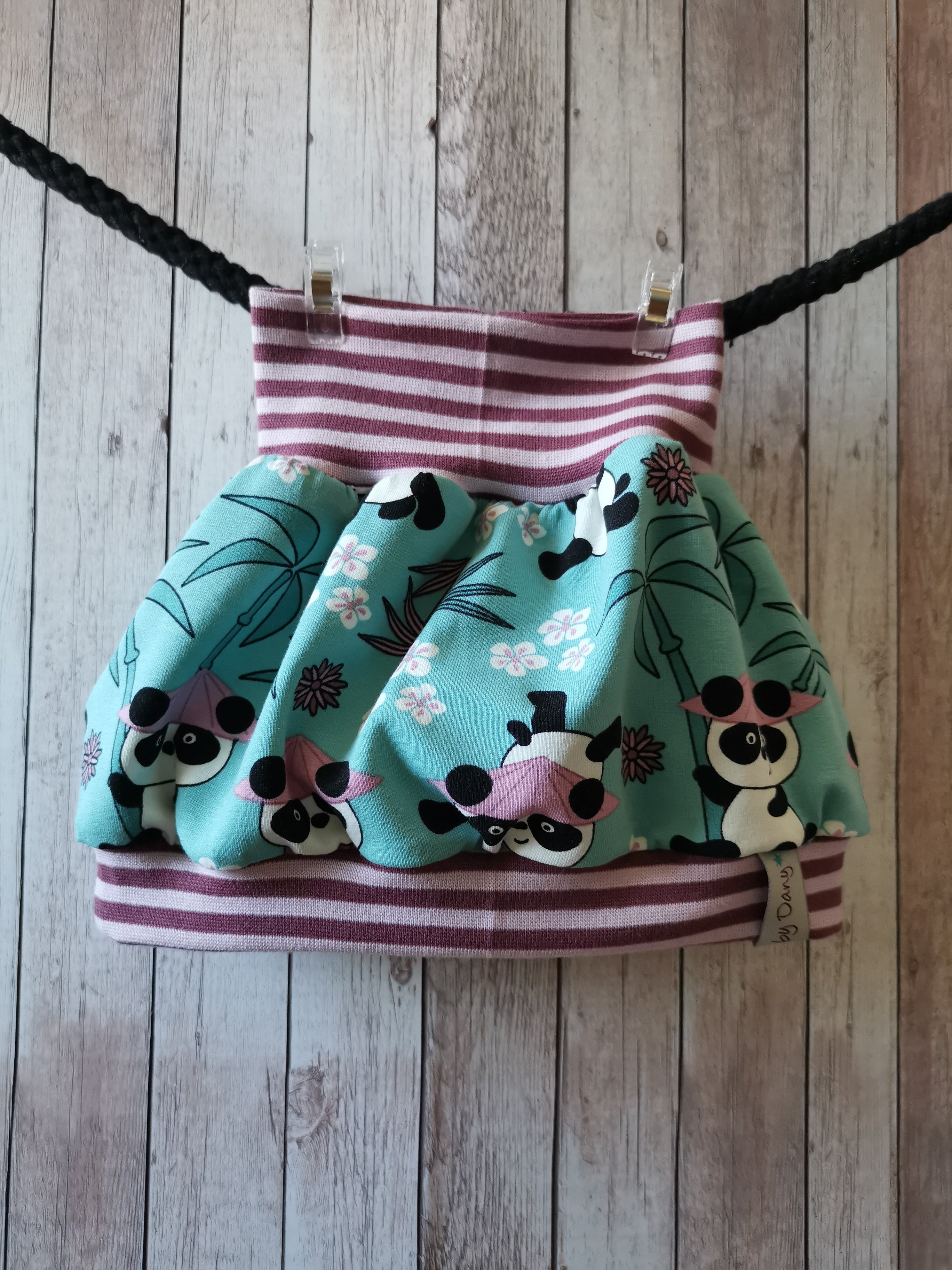 Ballonrock Panda Blume mint 62