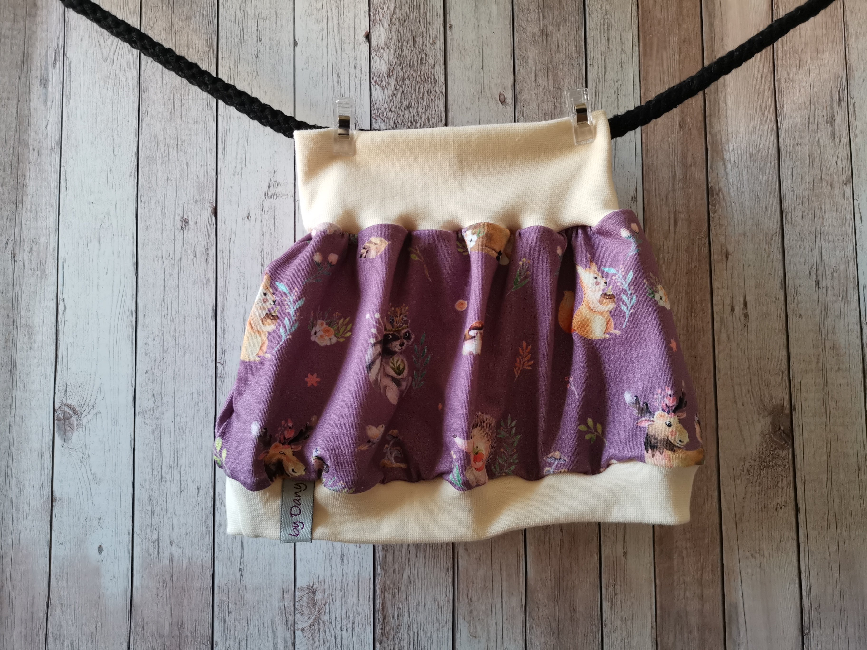 Ballonrock Waldtiere Mauve 74