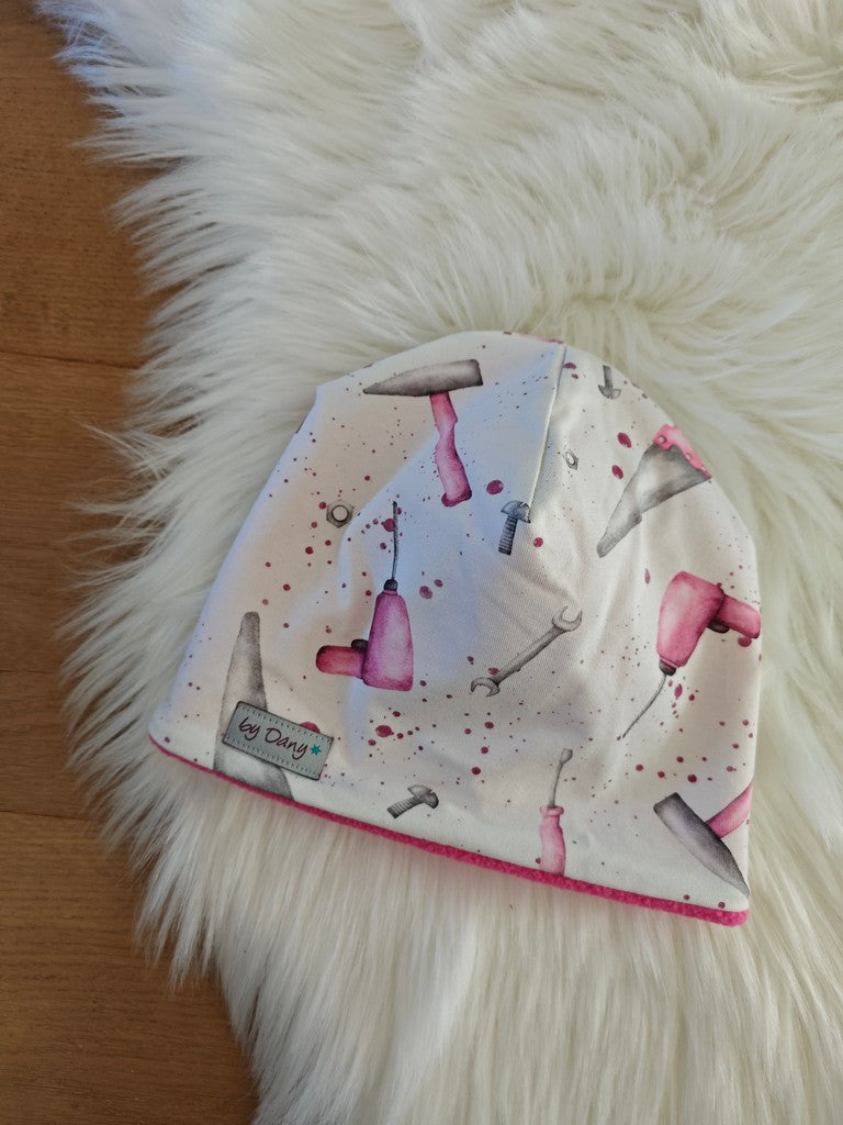 Wendebeanie Einhorn goldglitzer pink, Regenbogen Farbwechsel ca. 46-48 cm (Kopie)