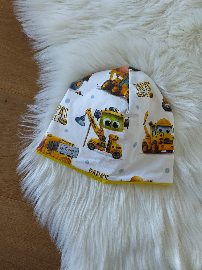 Mütze innen gefüttert Papas rechte Hand ca. 50-52 cm