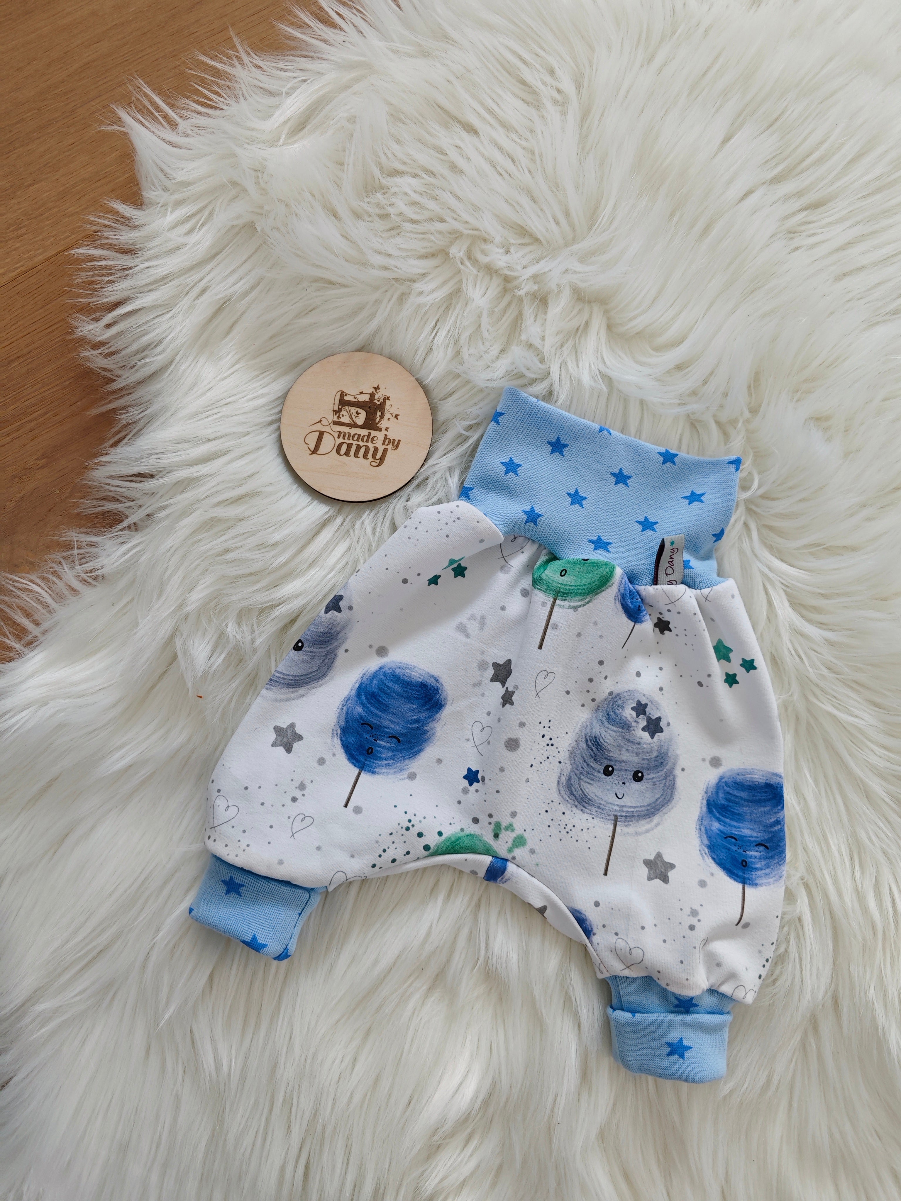 Pumphosen lang süsse Zukerwatte 50/56