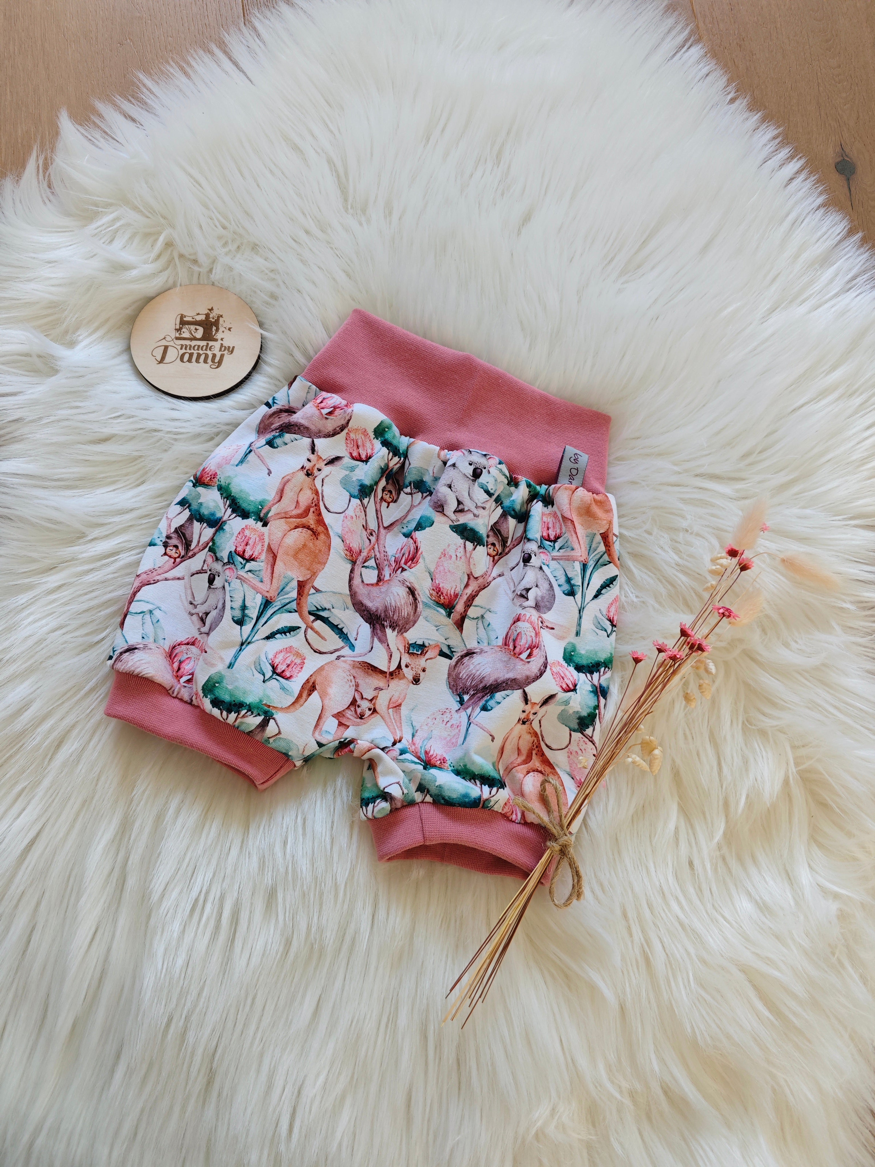 Pumphosen Kurz Australientiere 110/116