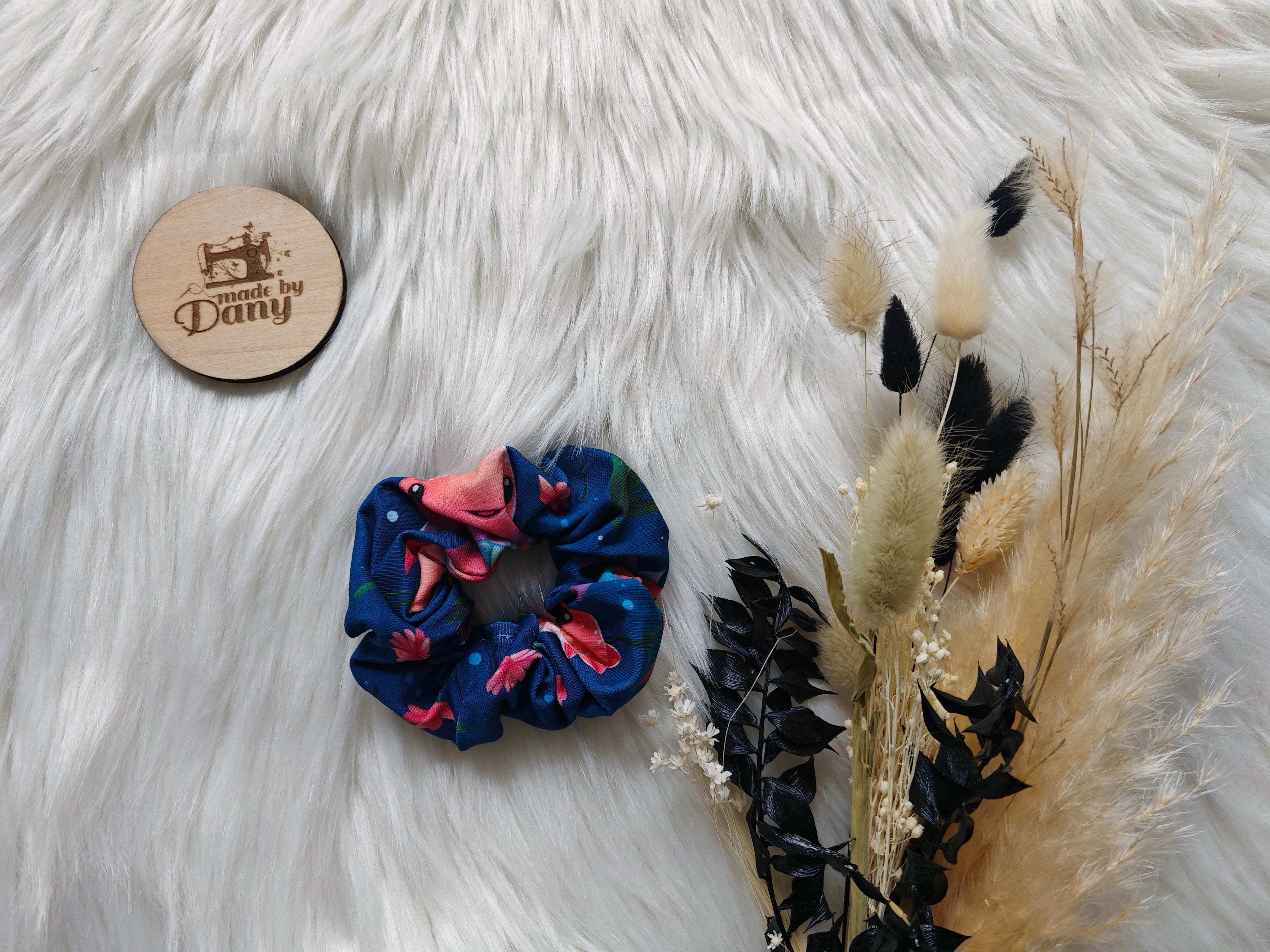 Scrunchie / Haargummi süsse Axolotl