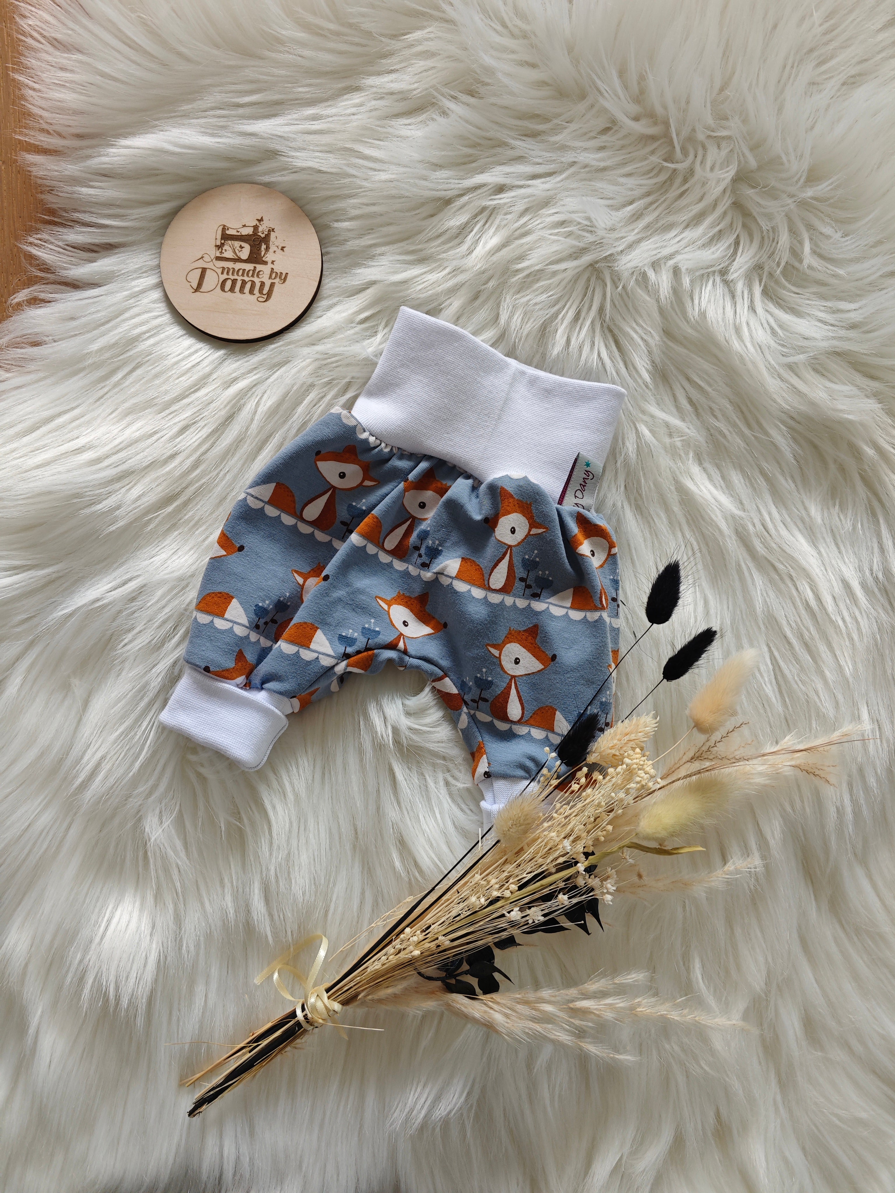 Pumphosen lang Fuchs graublau 44