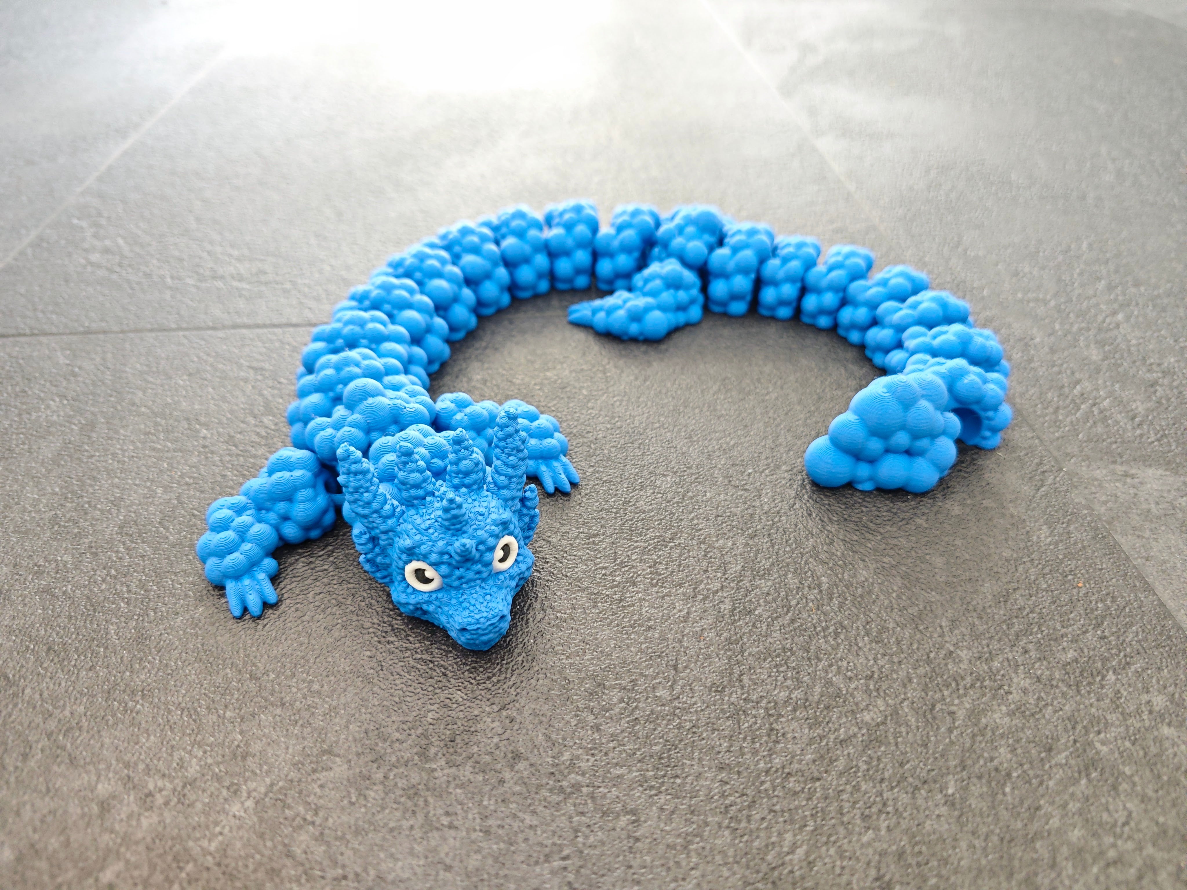 Bubble Drache blau