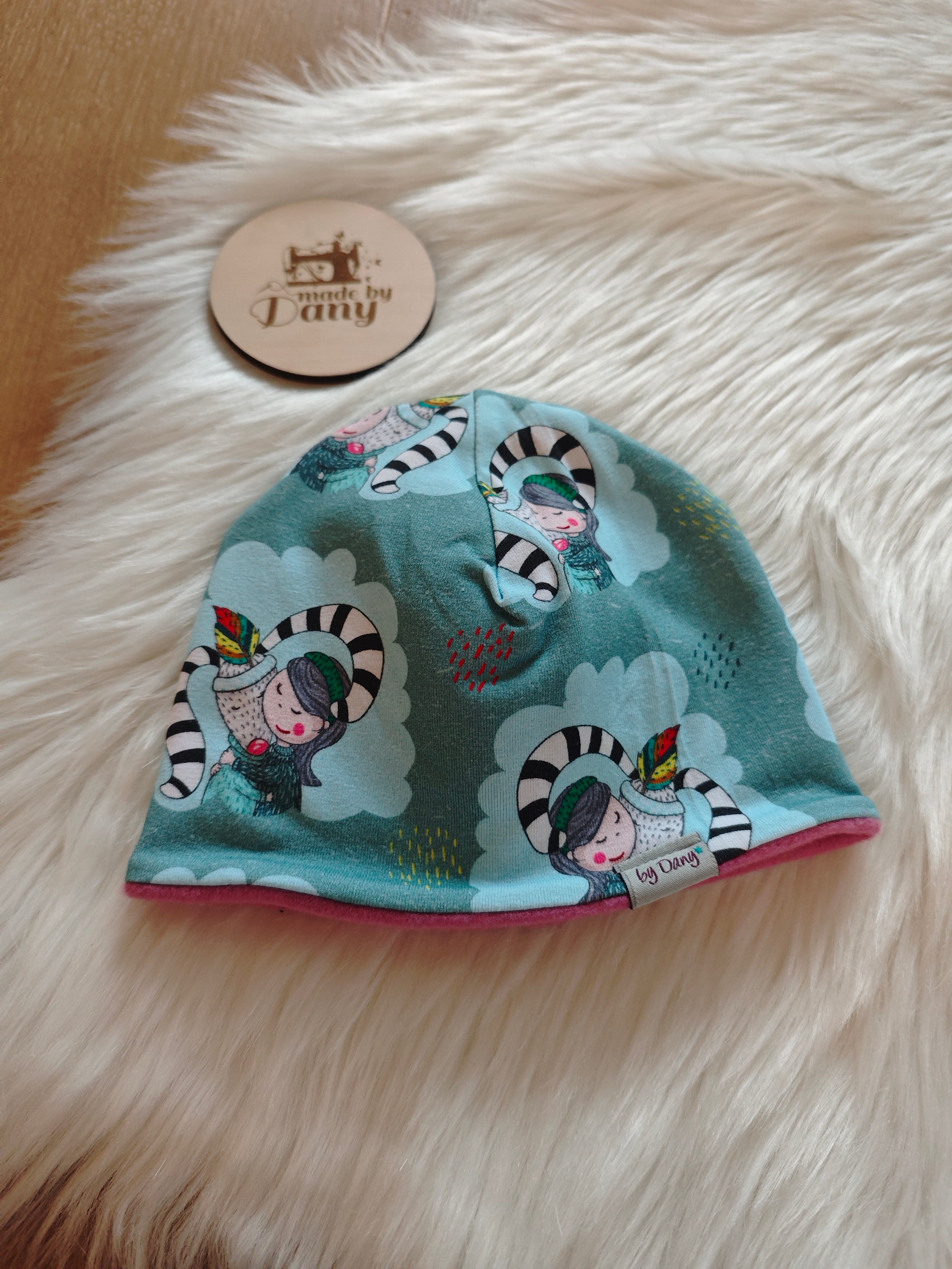 Mütze Jersey Knuddel ca. 44-46 cm