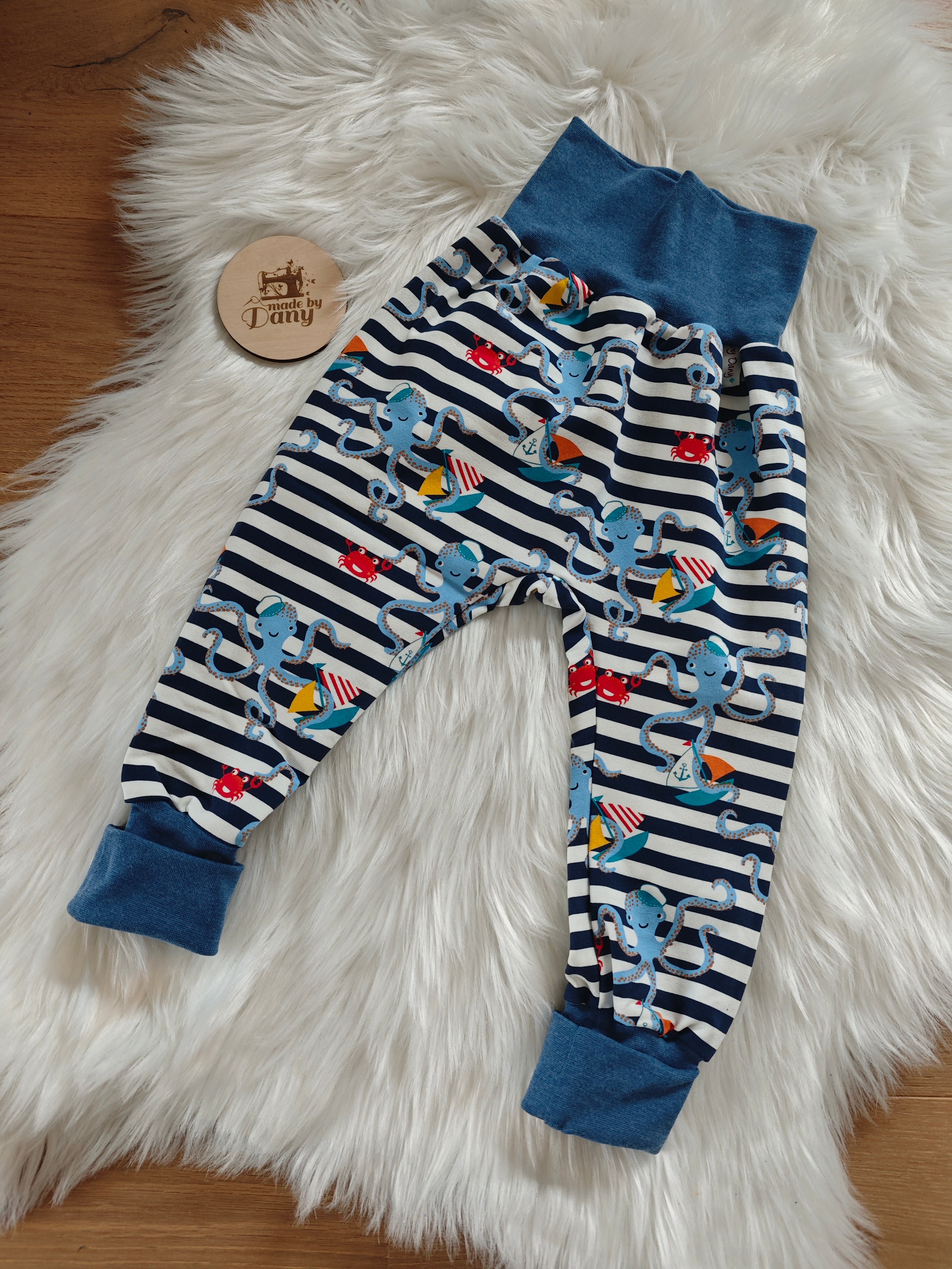 Pumphose lang Octopus Kapitän 98/104