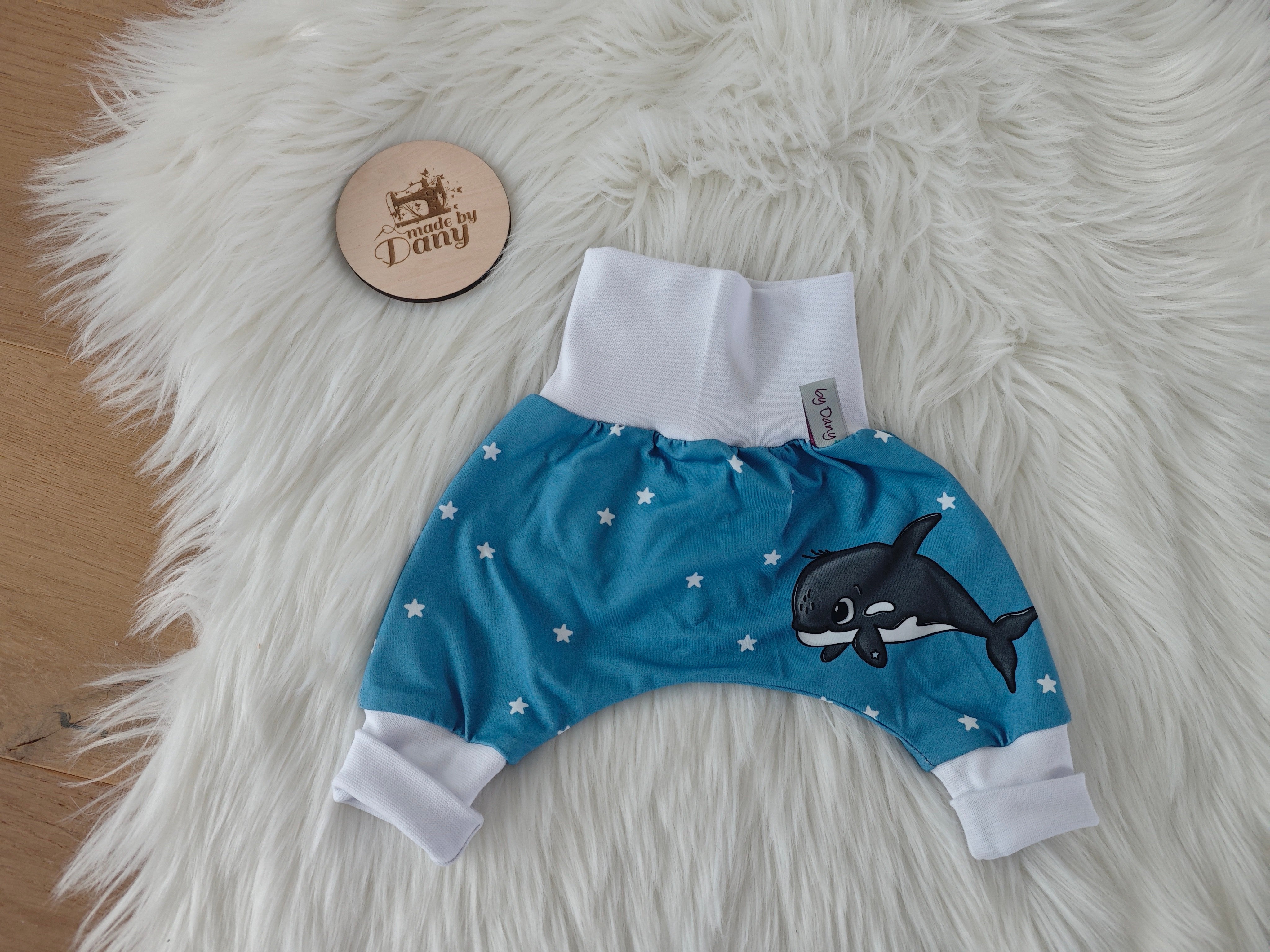 Pumphosen lang 2.0 Orcka, Sterne blau 44/50