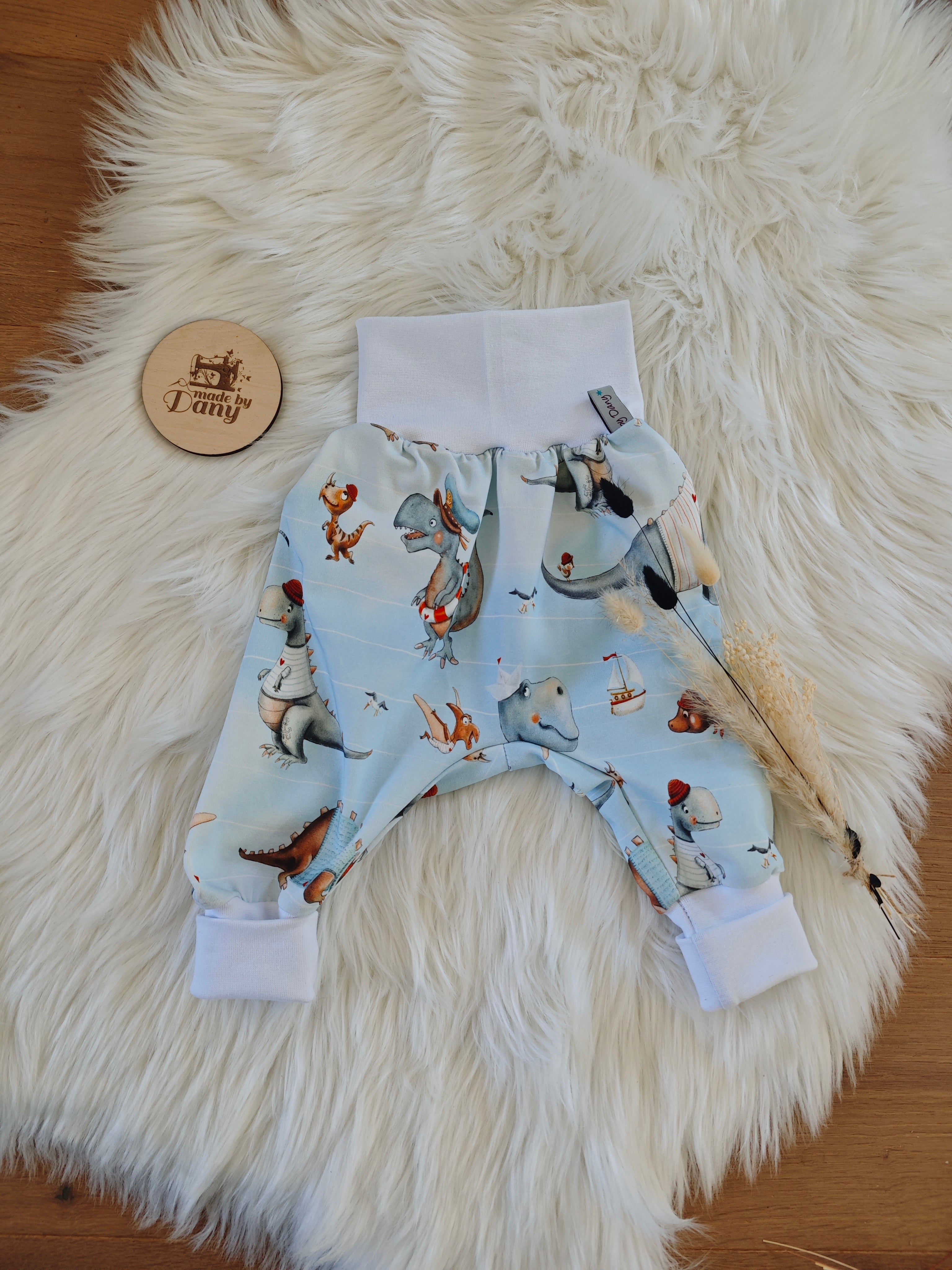 Pumphosen lang Meerdinos 74/80