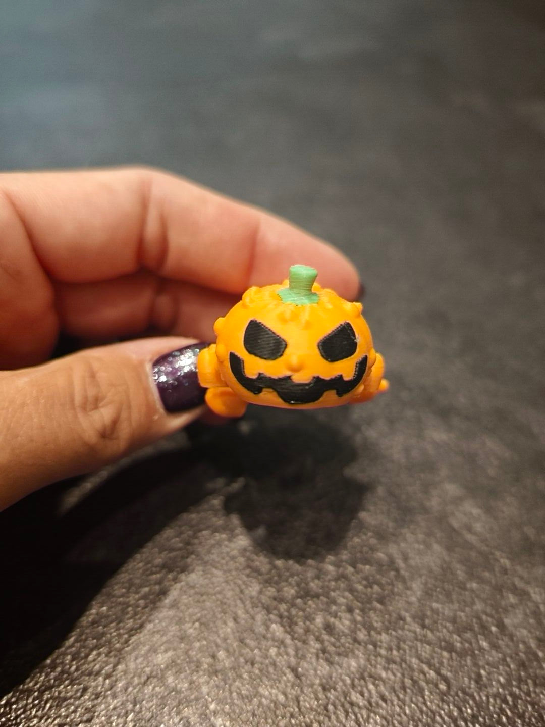 Halloween Spinne Kürbis