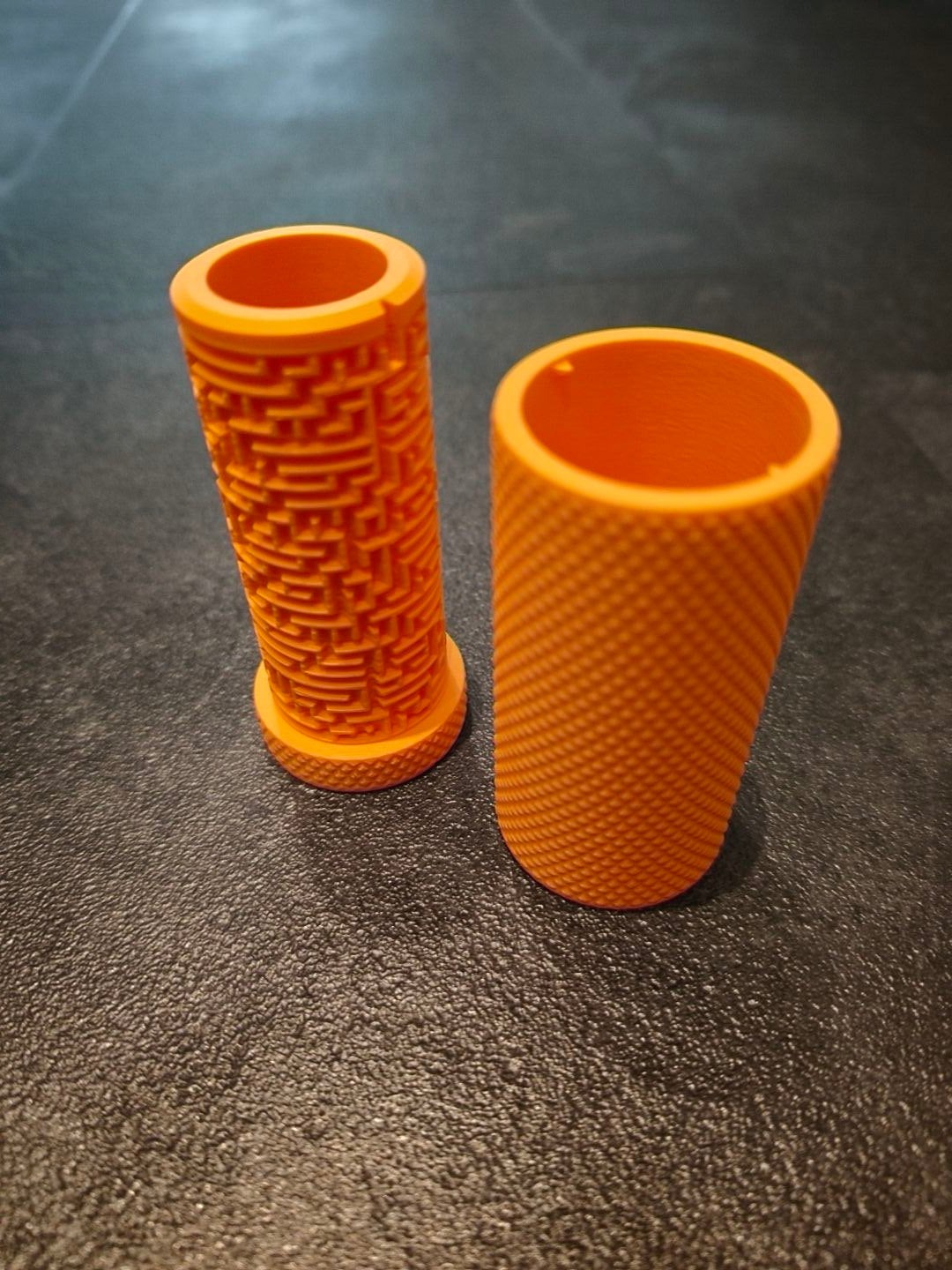 Labyrinth Rätselbox Rund orange
