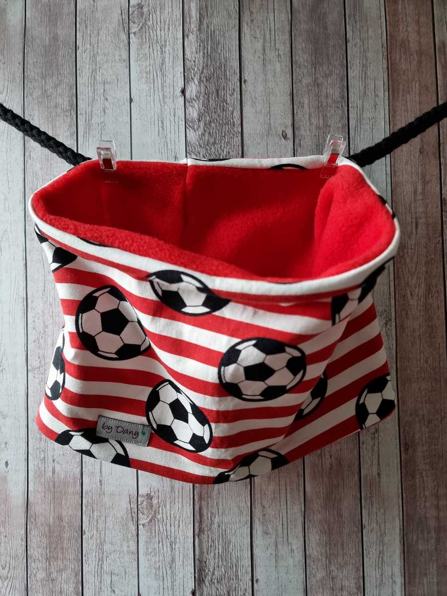 Loop innen gefüttert Fussball rot ca. 54 cm