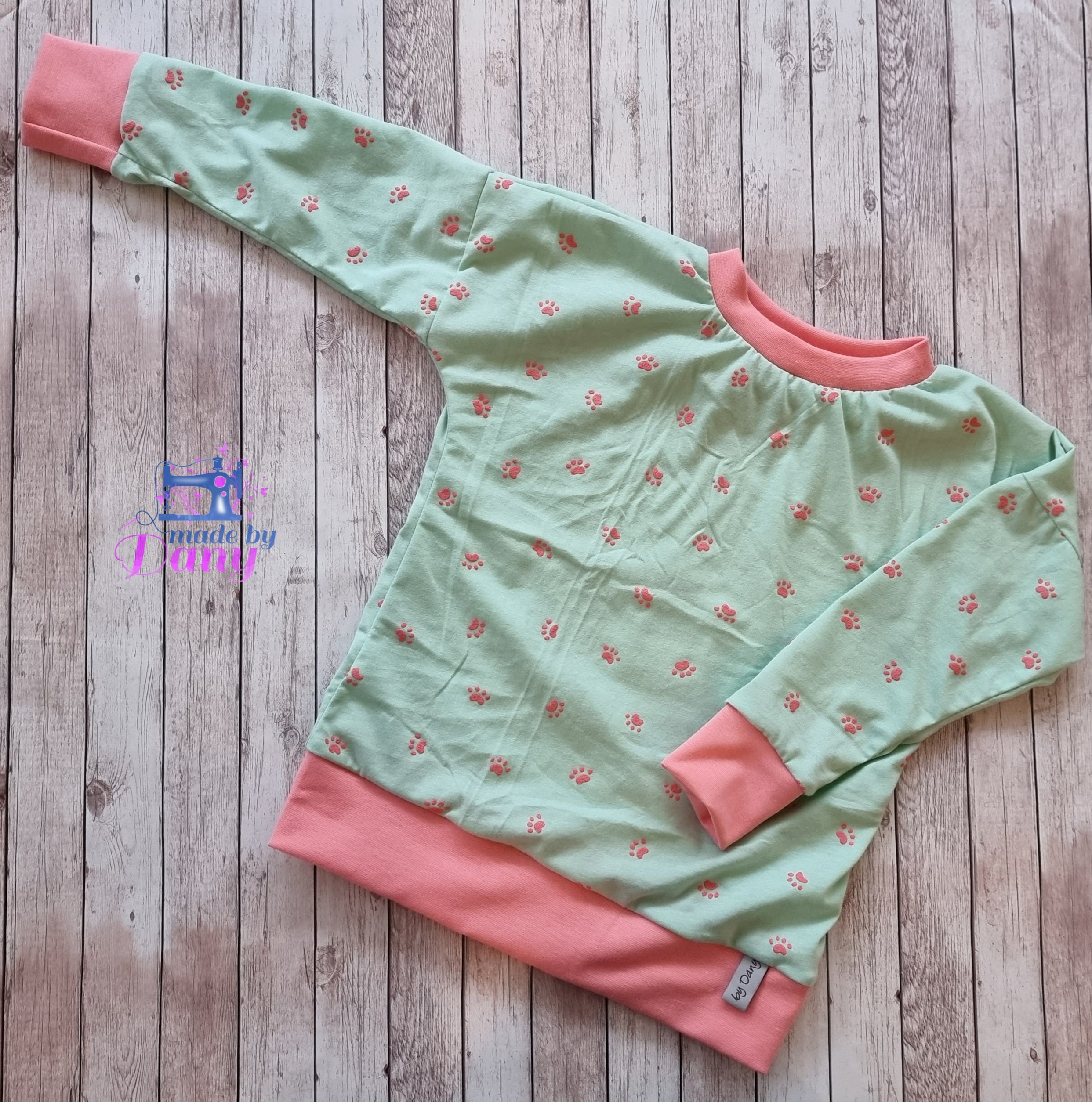 Set Feet Flock mint 1x Pumphose lang 2.0 (104/110) & 1x Pullover (104)