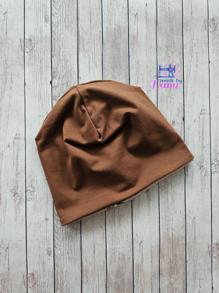 Wendebeanie Fall Forest dusty rose, braun ca. 49-51 cm