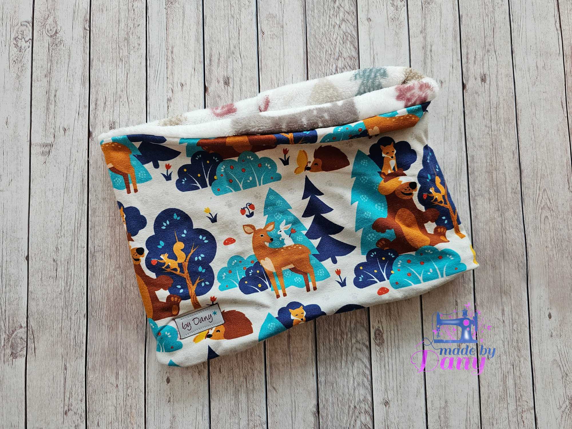 Loop innen gefüttert Woodland hellbeige ca. 50 cm