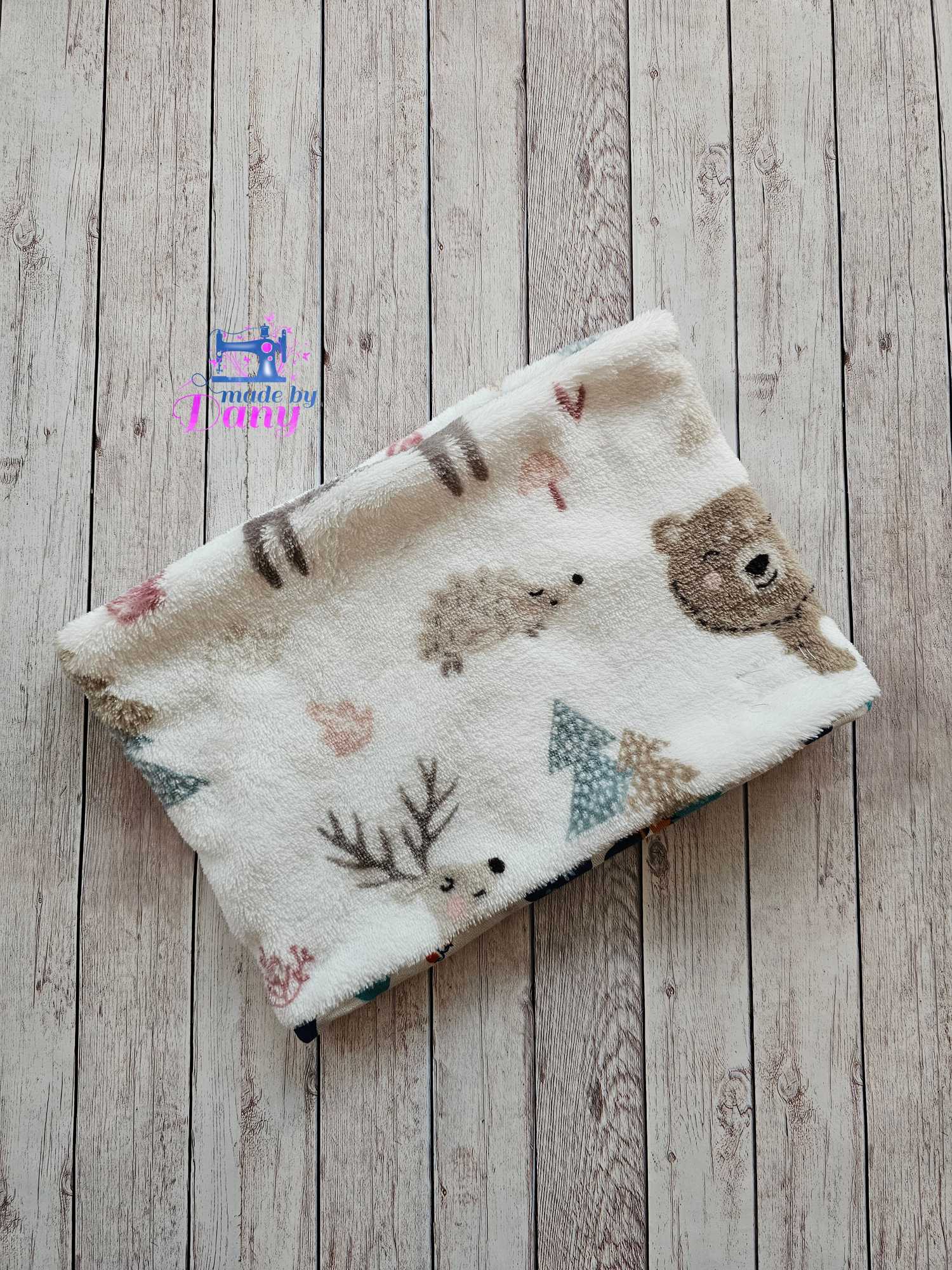 Loop innen gefüttert Woodland hellbeige ca. 50 cm