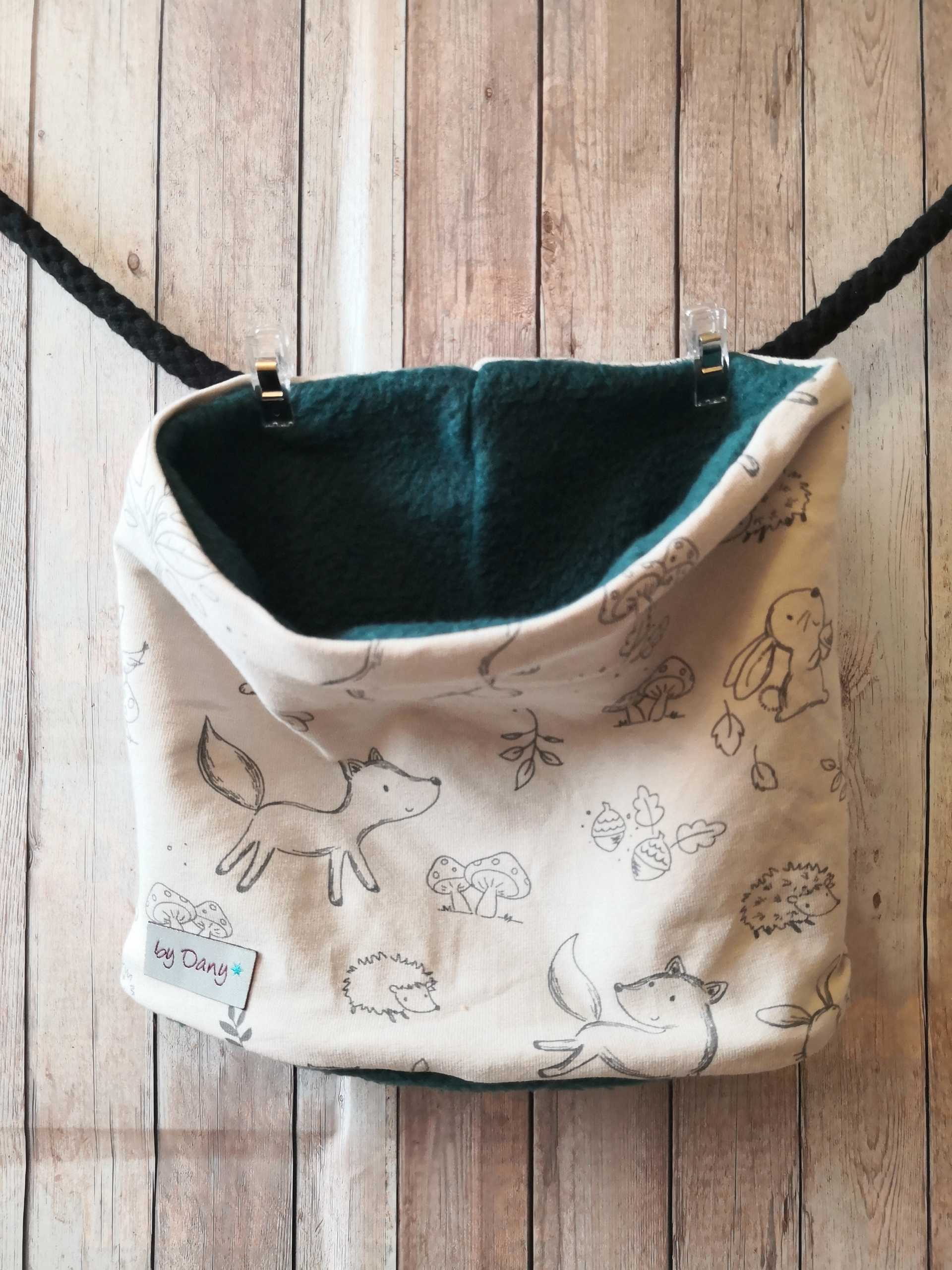 Loop innen gefüttert Waldfreunde beige ca. 44cm