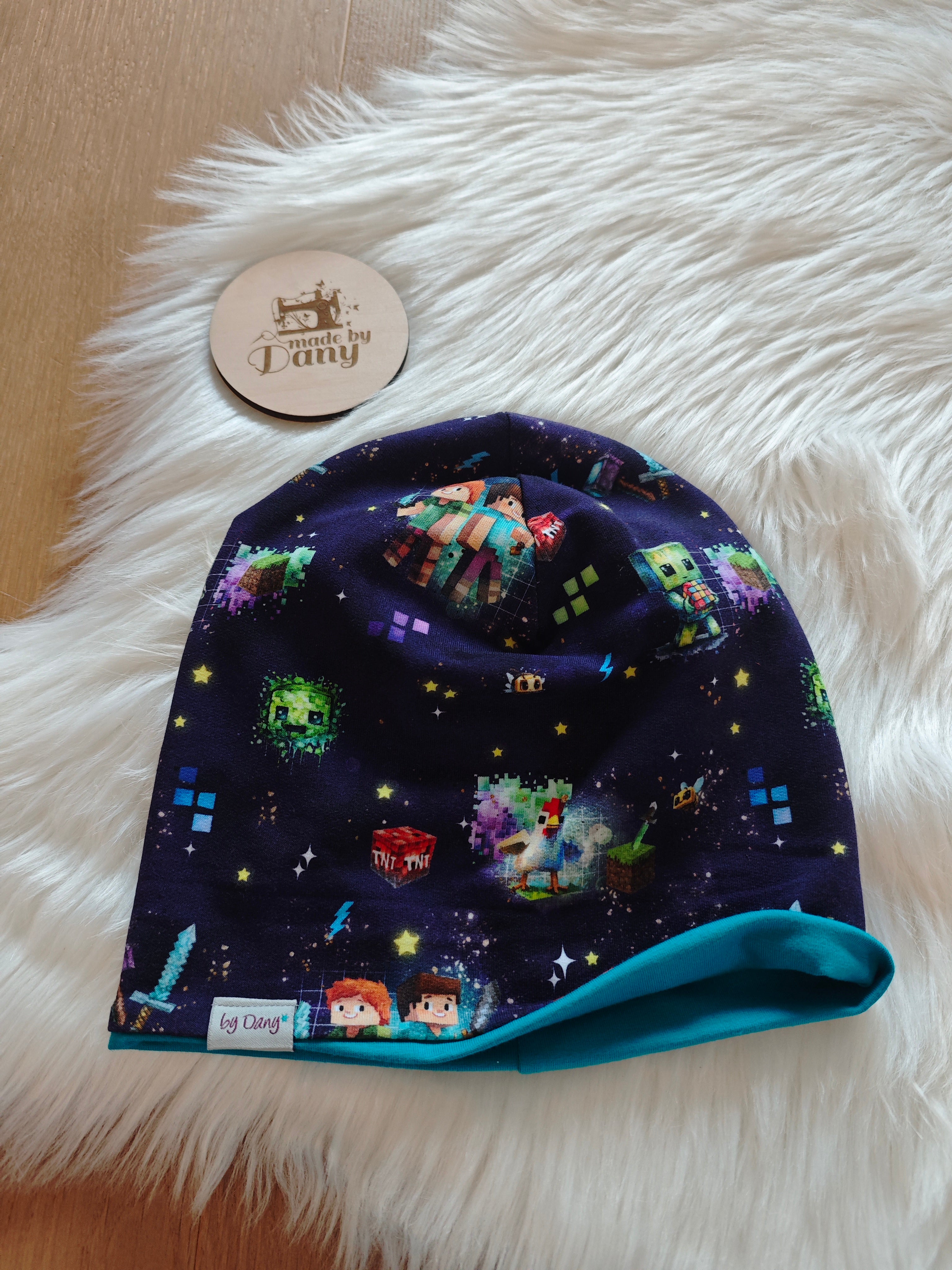 Wendebeanie Minenwesen ca. 54cm