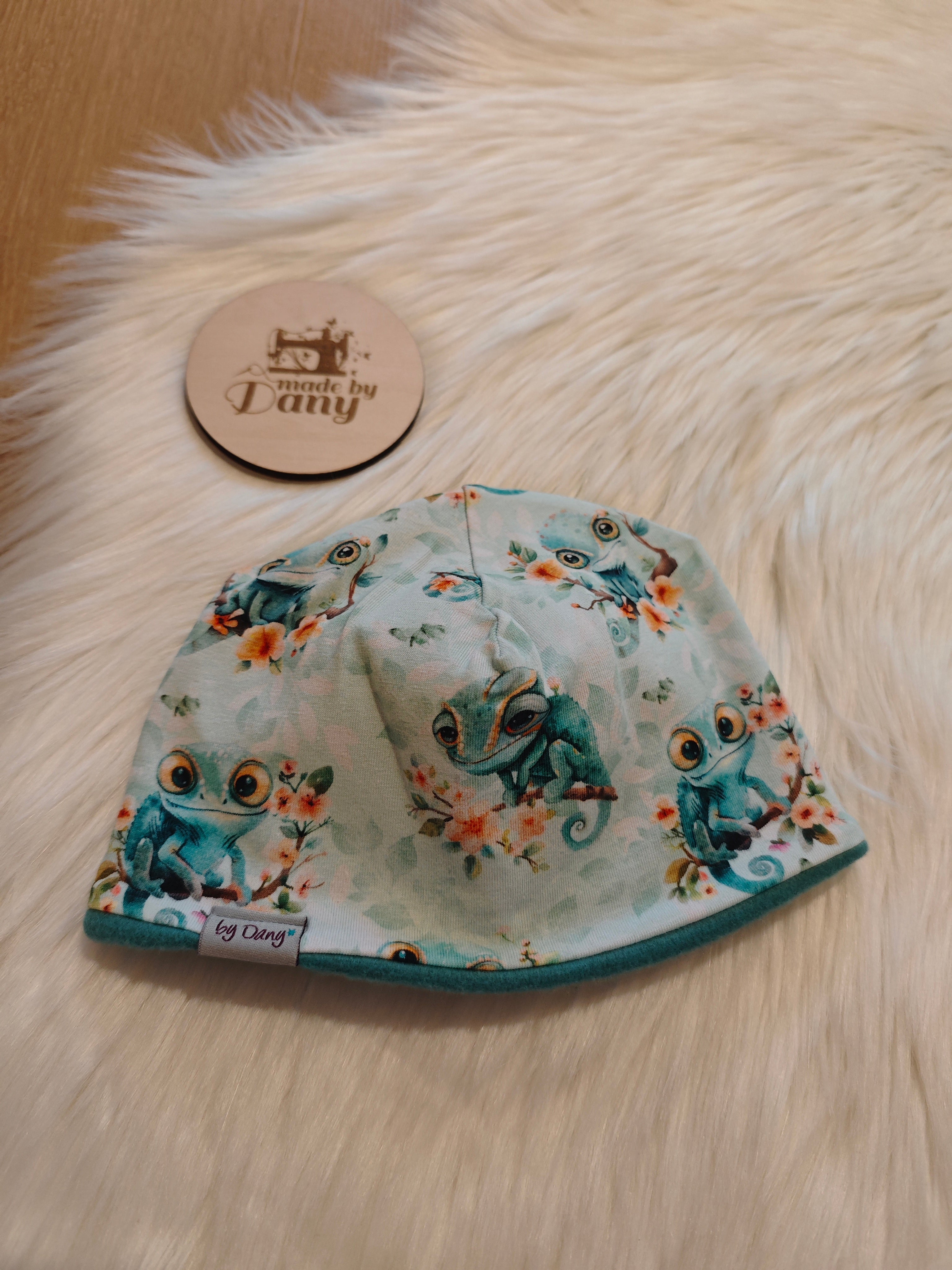 Mütze Chamäleon mint ca. 41-42 cm