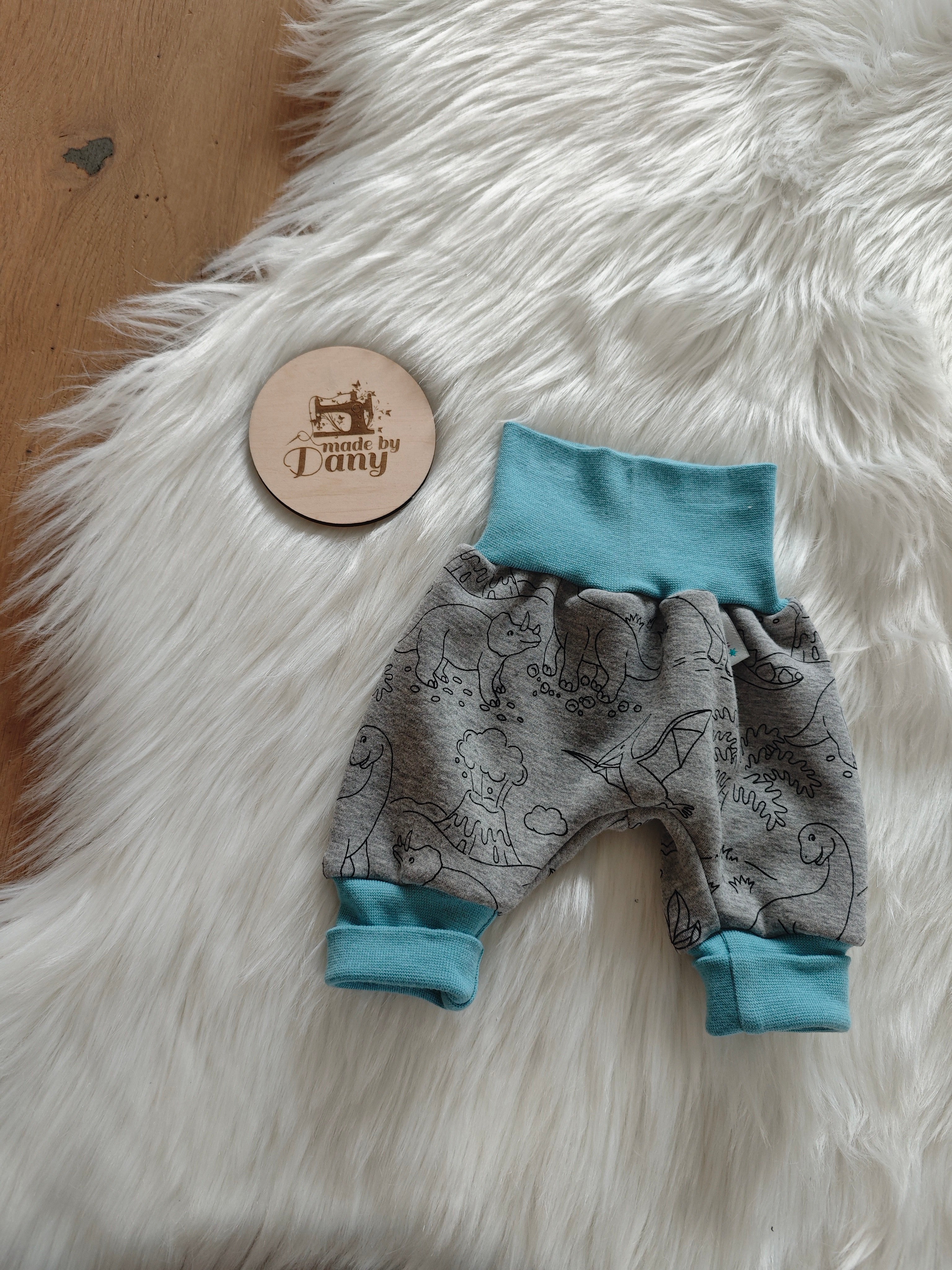 Pumphosen lang Dinos hellgrau meliert 44