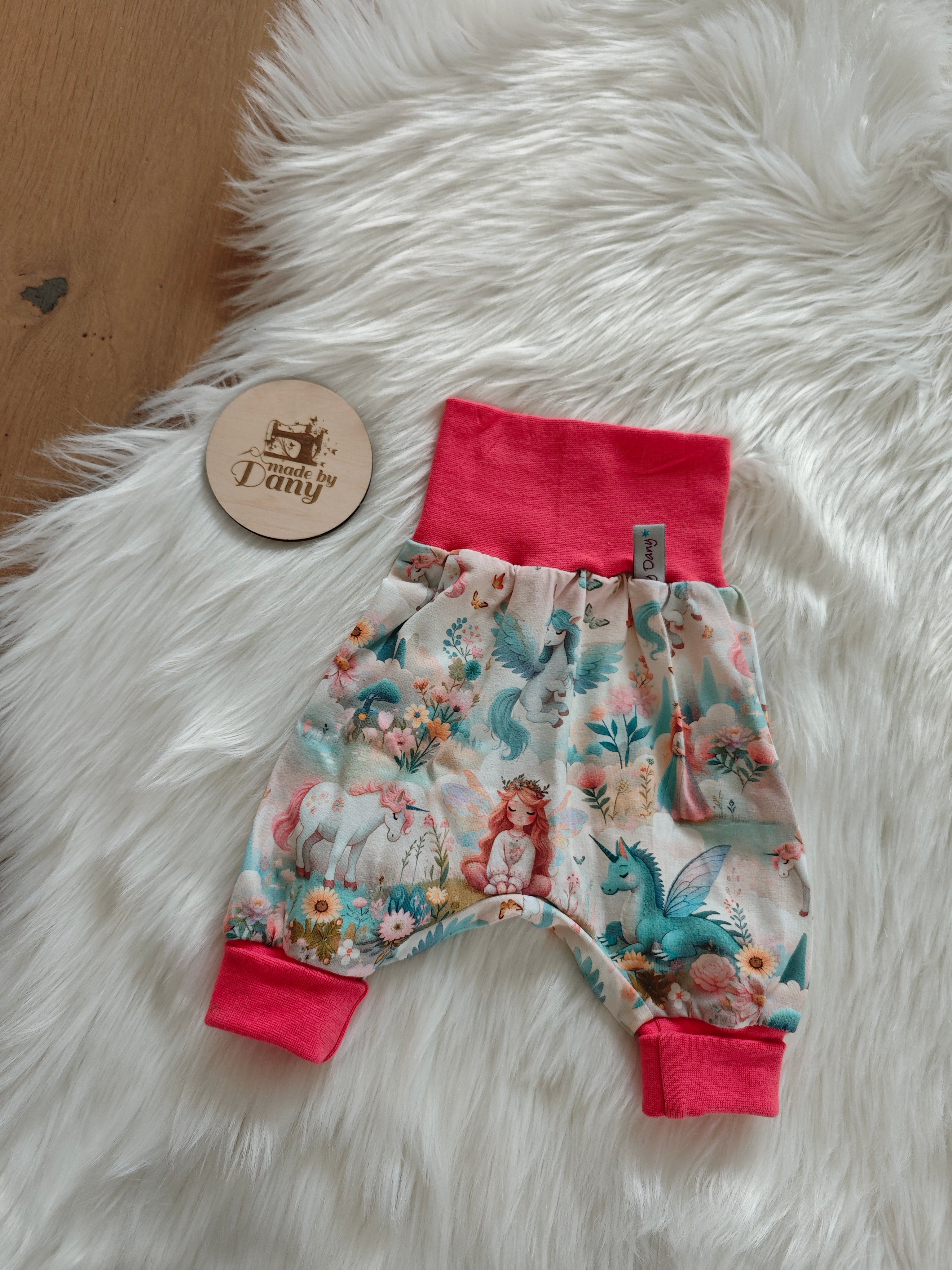 Pumphosen lang Fantasy Einhorn 50/56