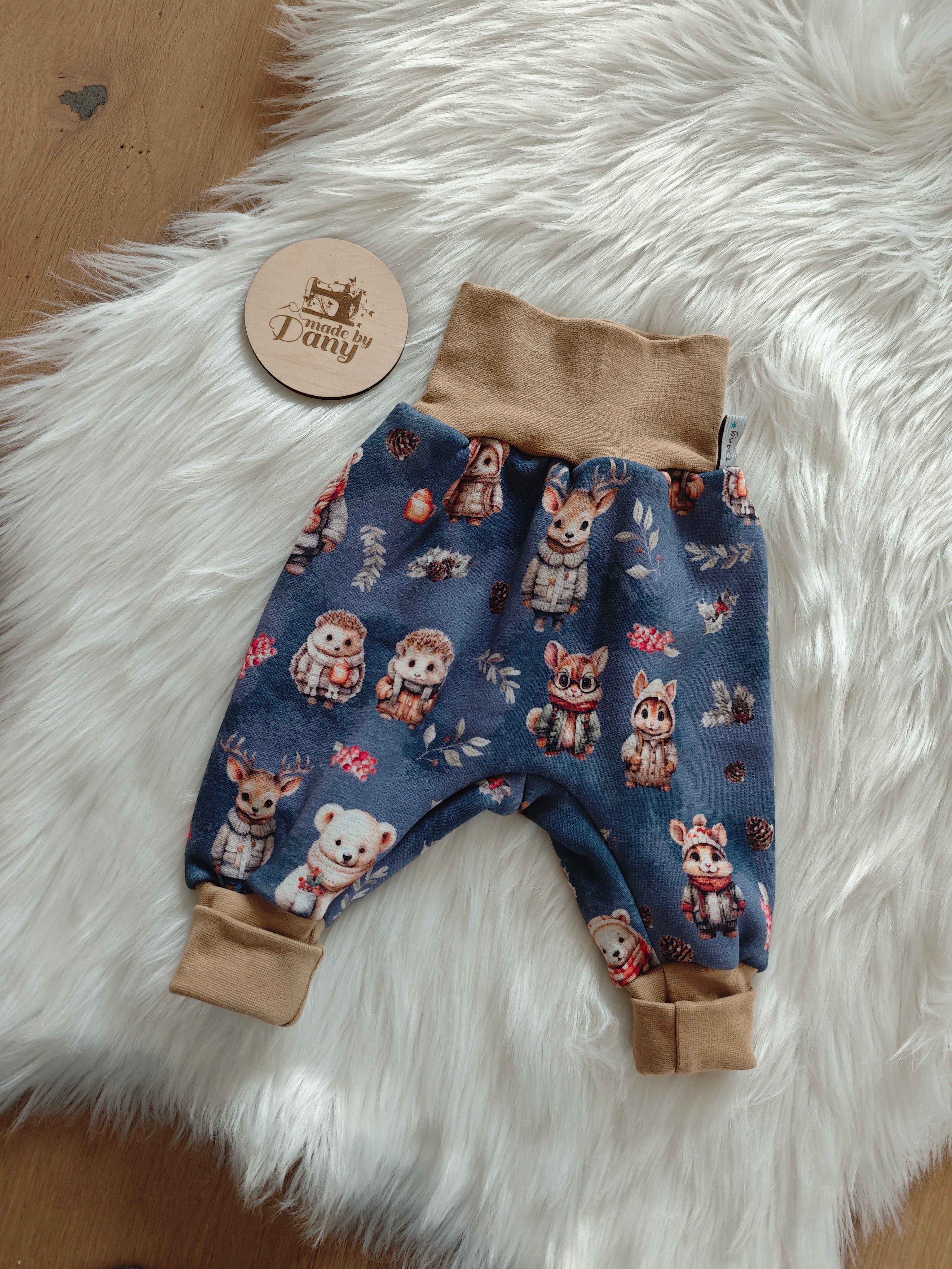 Pumphose lang Waldtiere 62/68