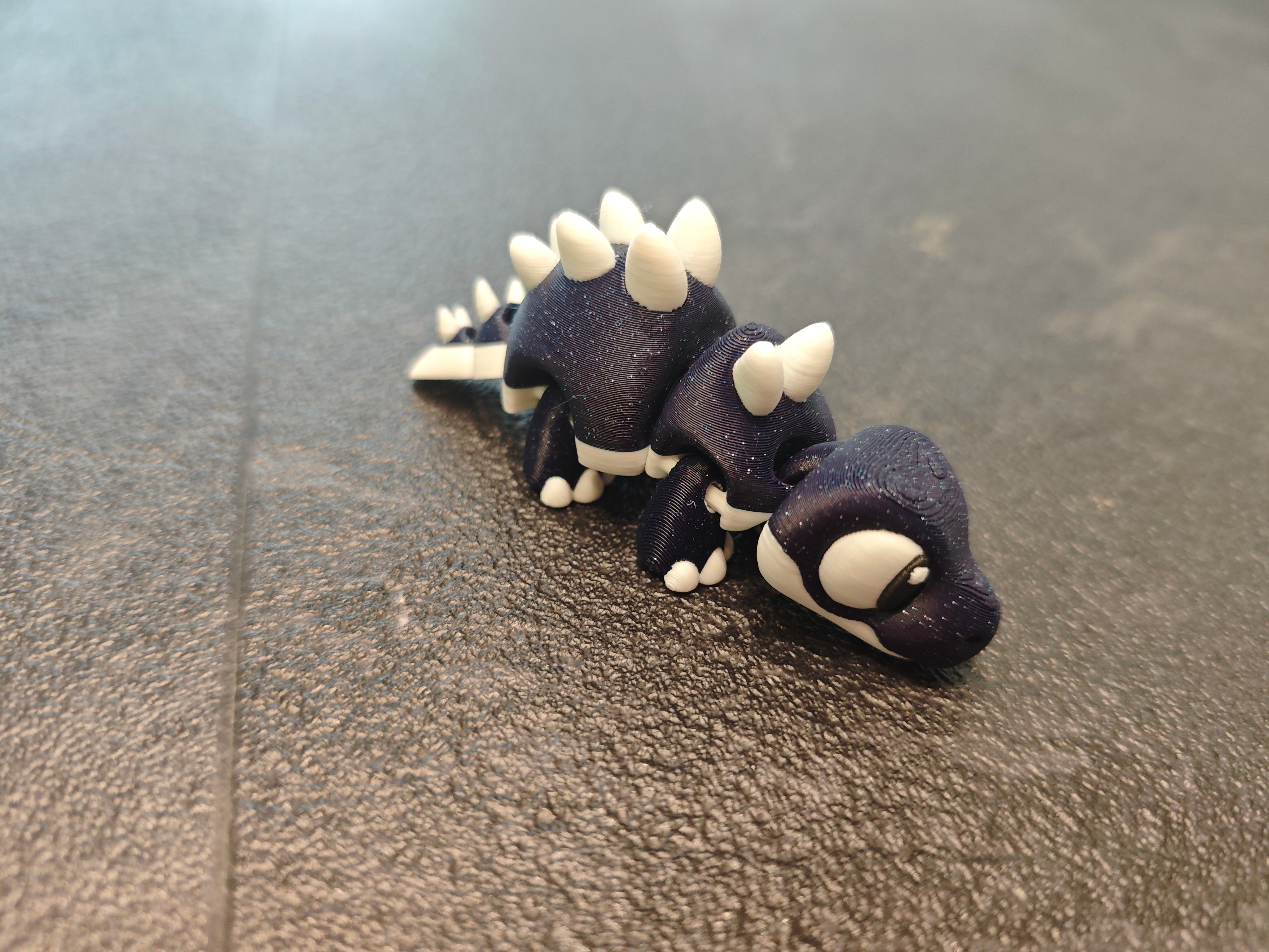 Ankylosaurus Galaxy Dark blue glitzer