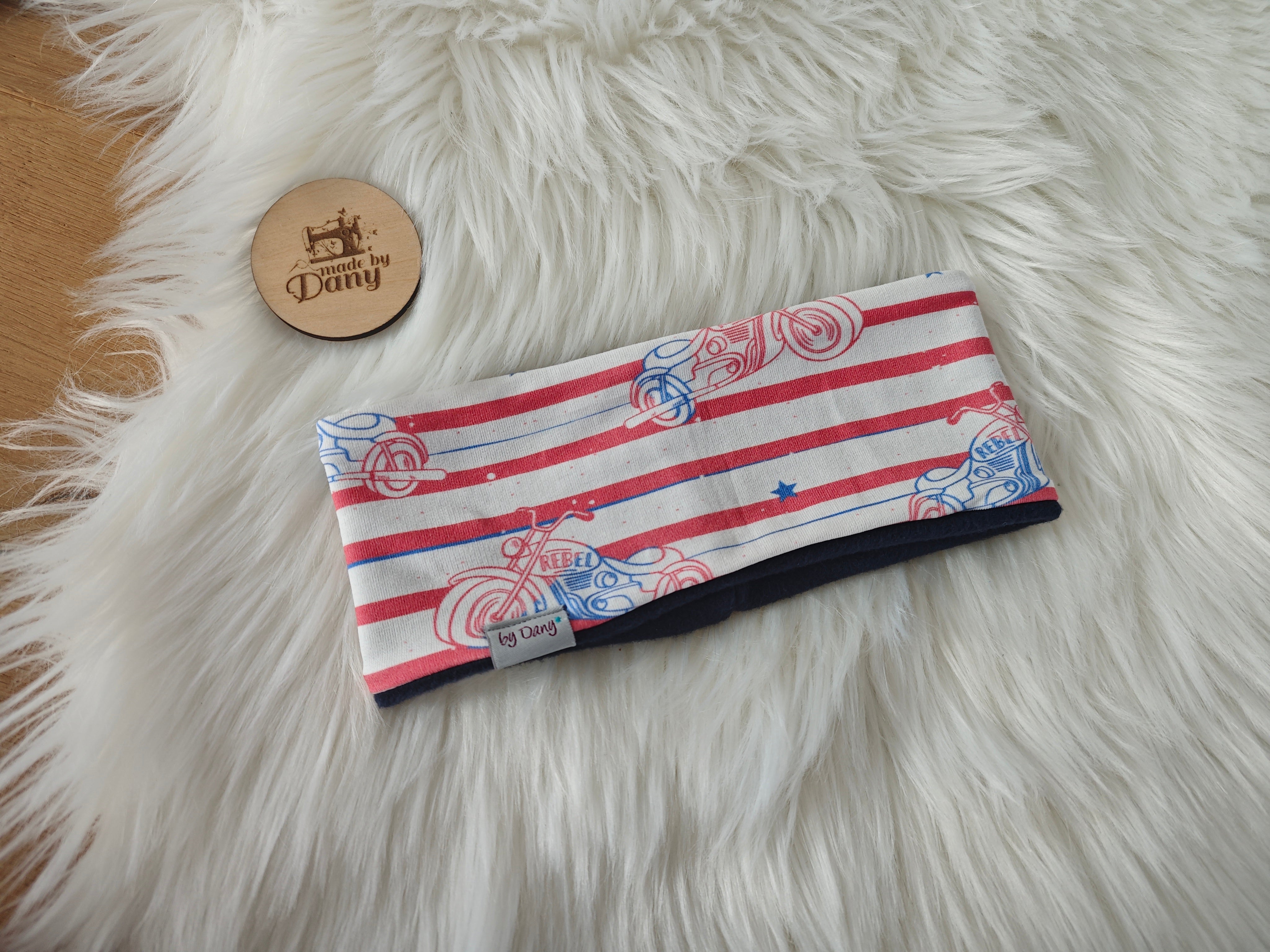 Stirnband rebel Motorrad ca. 51-52 cm