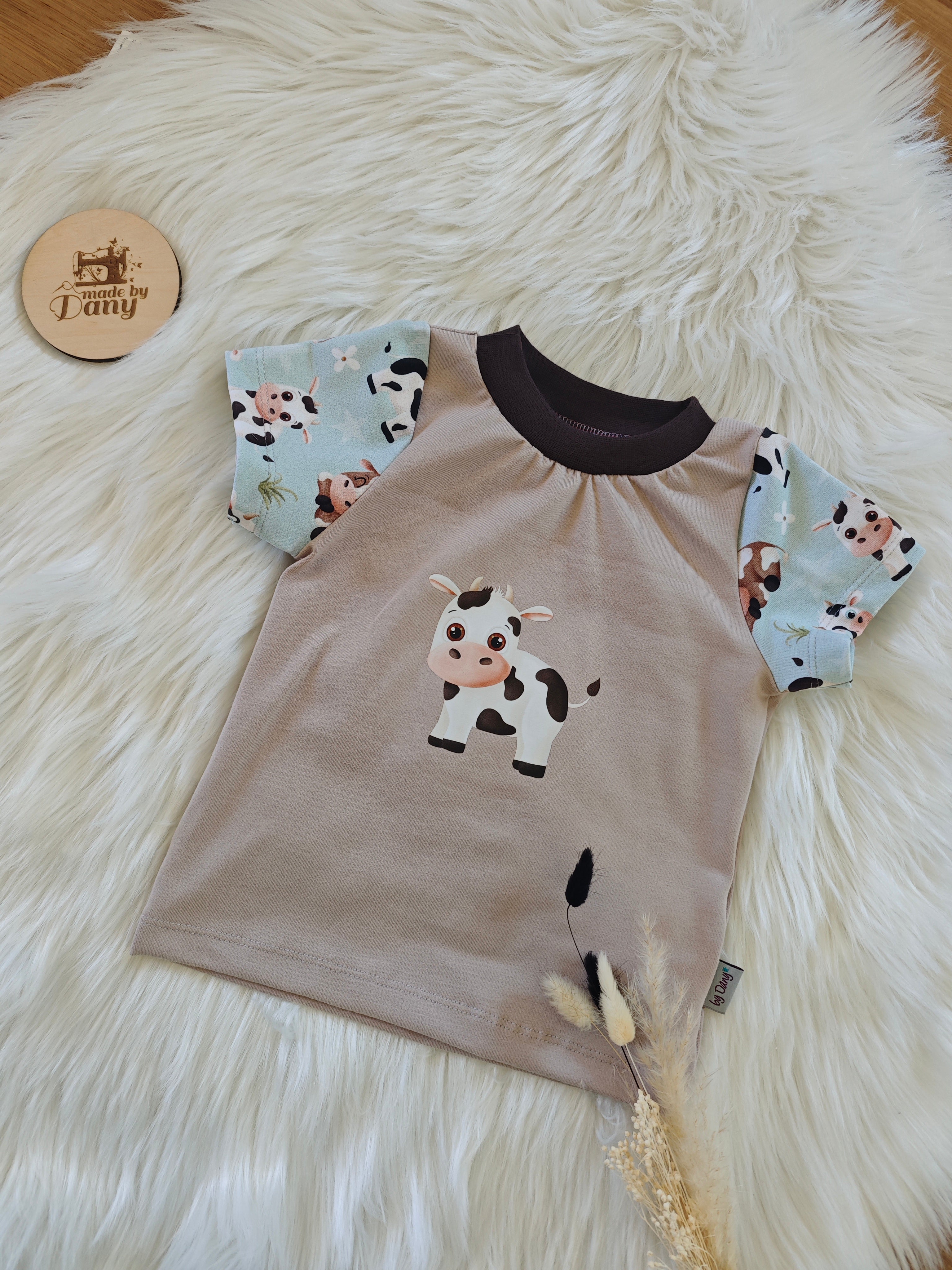 Set Landkind Kuhe mint 1x Pumphose kurz (68/74) & 1x T-Shirt (74)