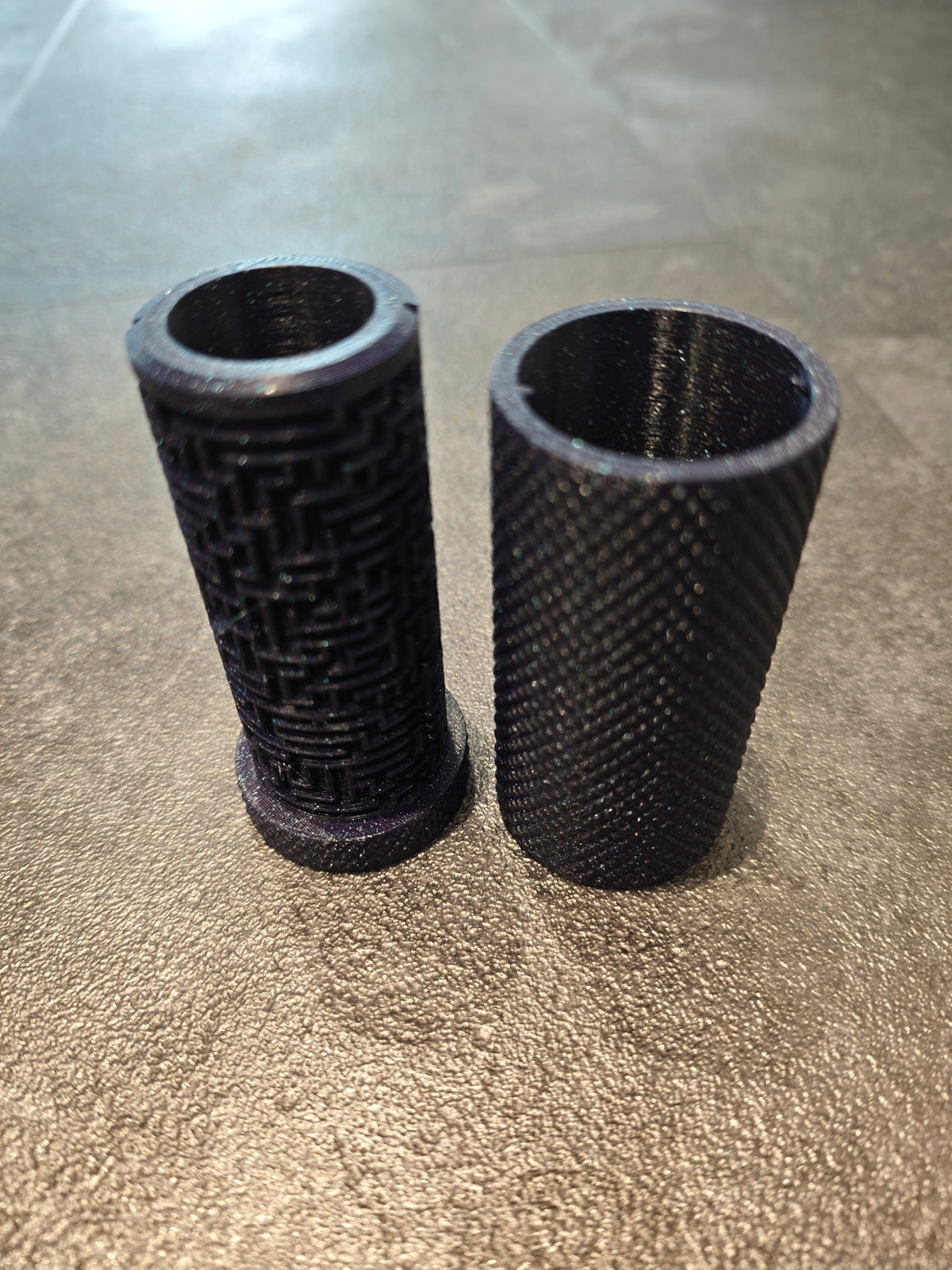 Labyrinth Rätselbox Rund Galaxy Dark blue glitzer